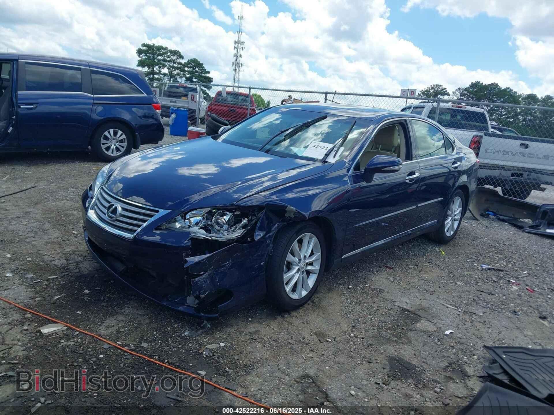 2012 LEXUS ES 350 - VIN: JTHBK1EG2C2505429 - Фото 2