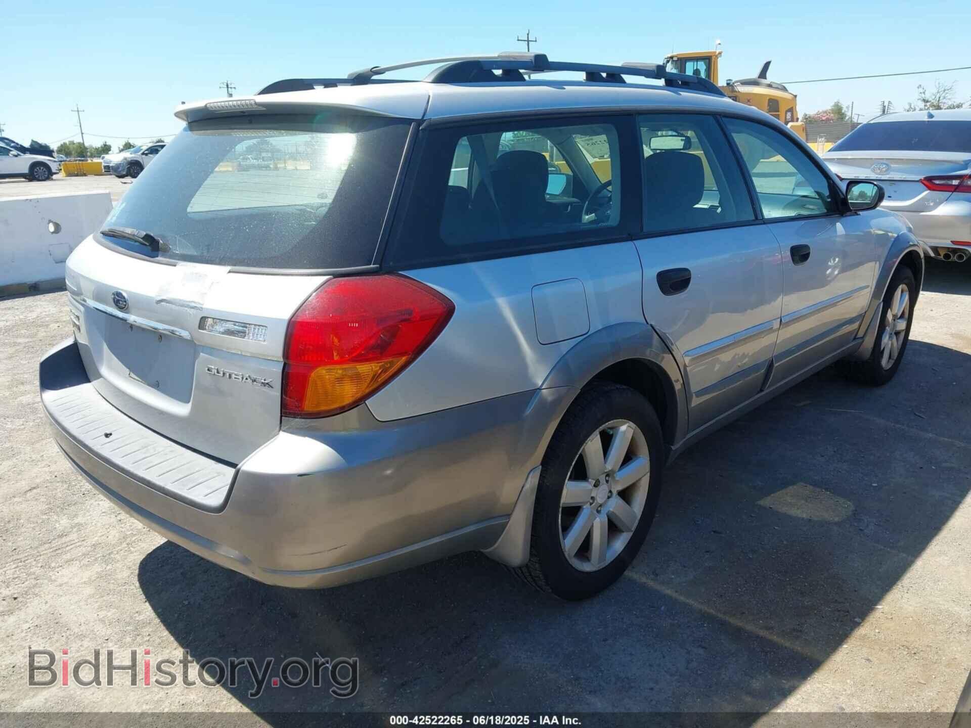 2007 SUBARU OUTBACK - VIN: 4S4BP61C877337772 - Фото 4