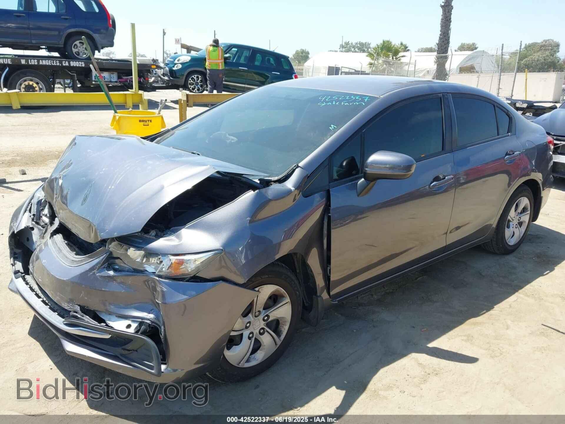 2014 HONDA CIVIC - VIN: 19XFB2F54EE269720 - Фото 2