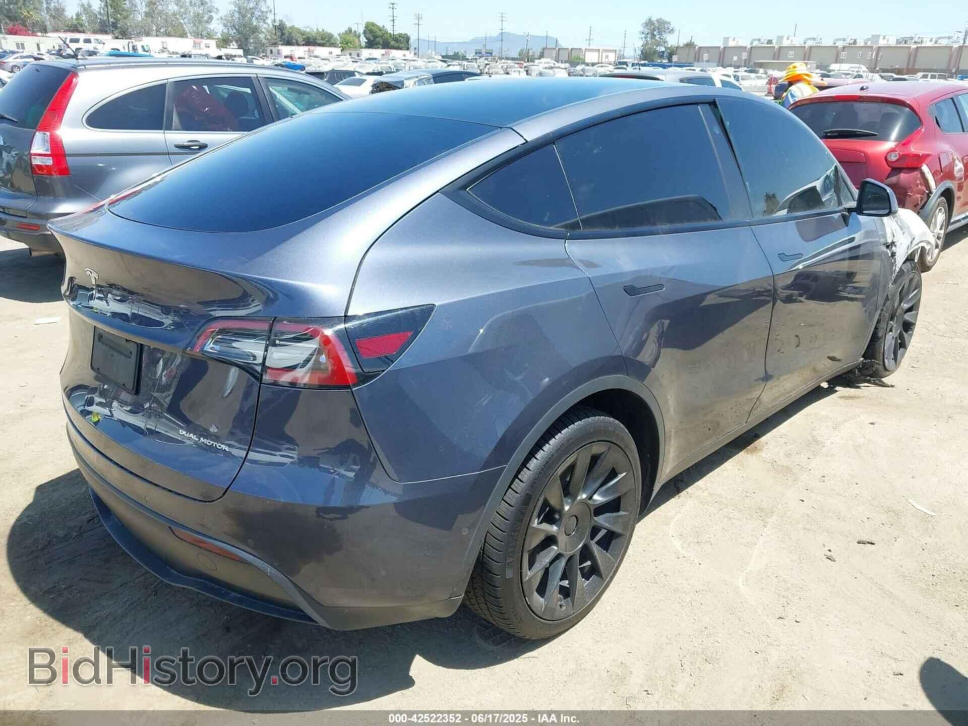 2022 TESLA MODEL Y - VIN: 7SAYGDEE8NF511588 - Фото 4