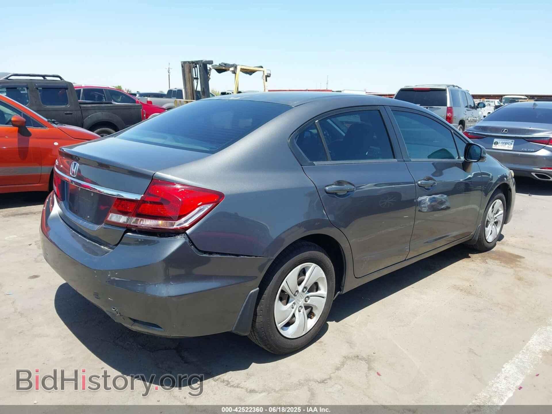 2013 HONDA CIVIC - VIN: 2HGFB2F56DH581543 - Фото 4