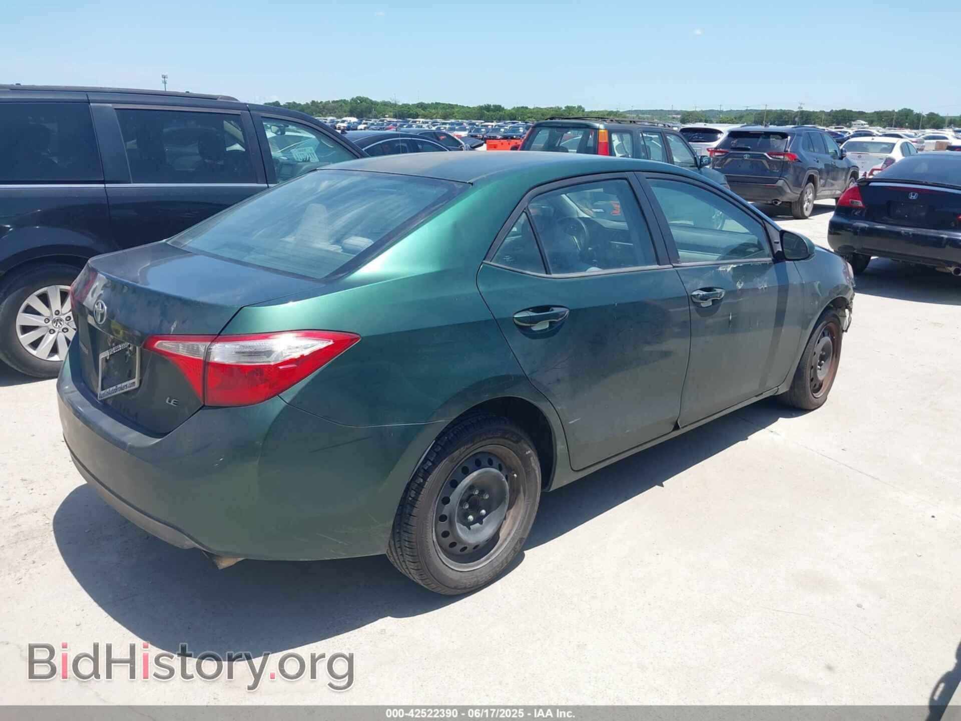 2014 TOYOTA COROLLA - VIN: 5YFBURHEXEP028306 - Фото 4
