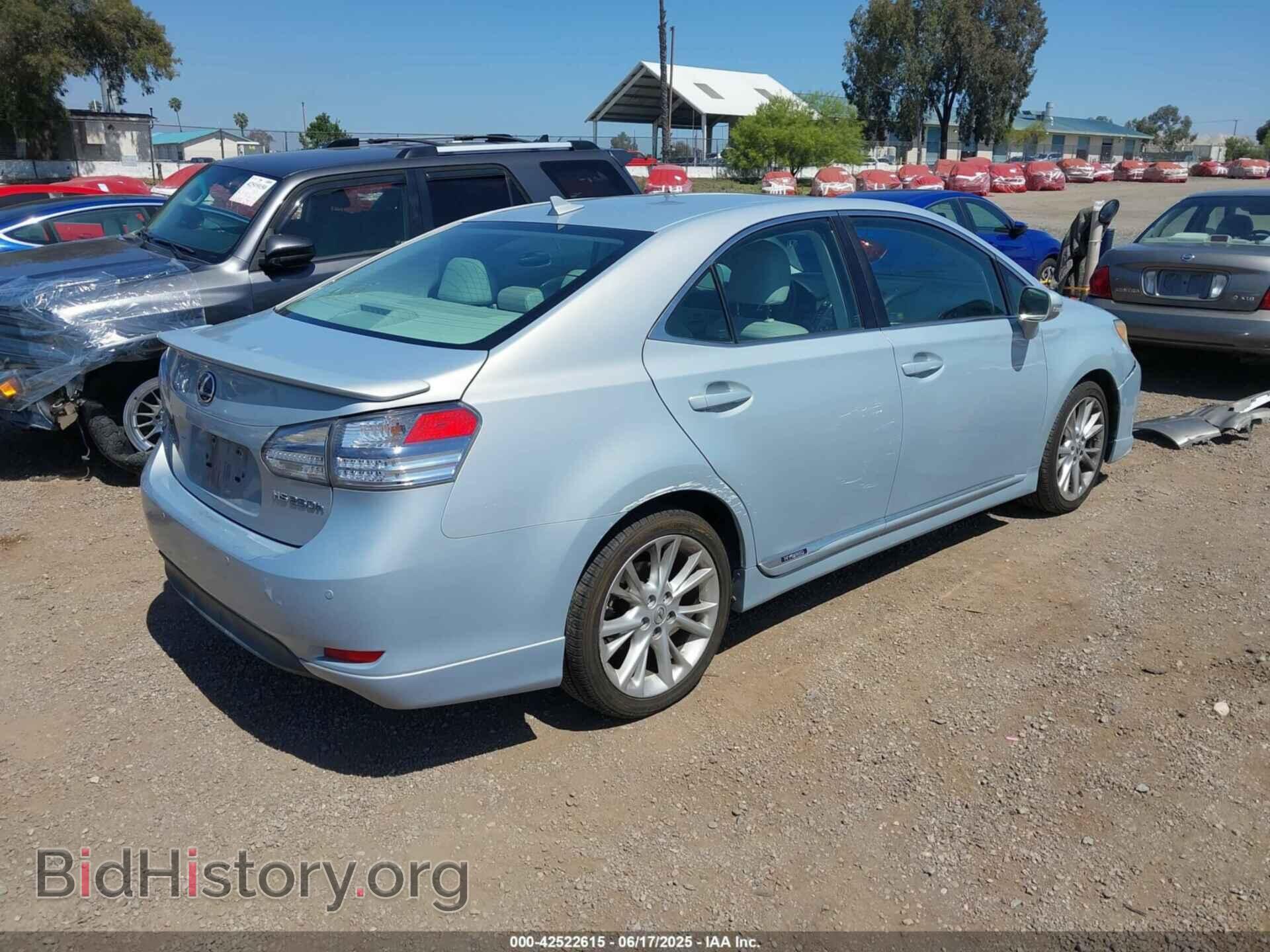 2010 LEXUS HS 250H - VIN: JTHBB1BAXA2014796 - Photo 4
