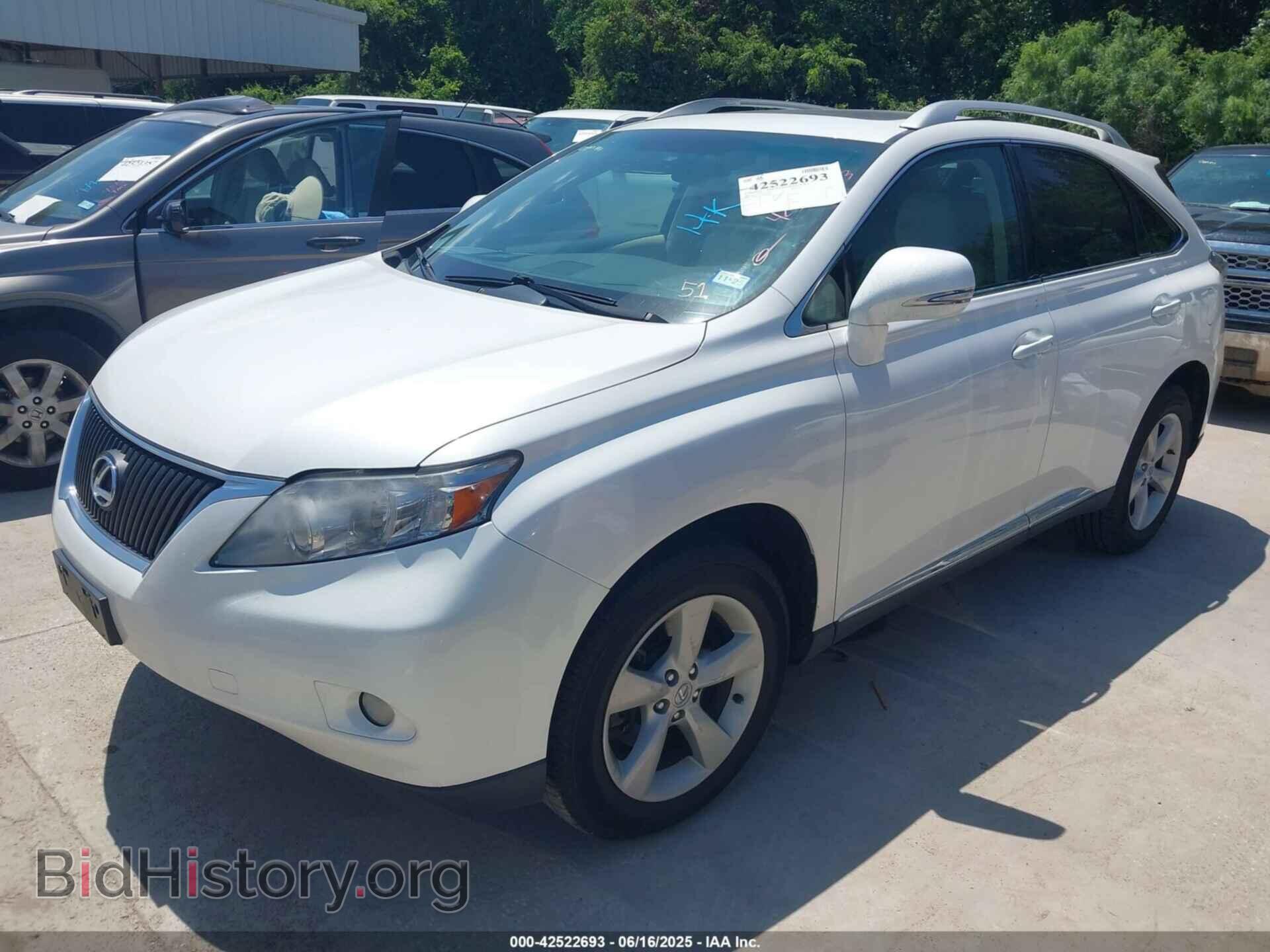 2010 LEXUS RX 350 - VIN: 2T2BK1BA4AC038283 - Фото 2