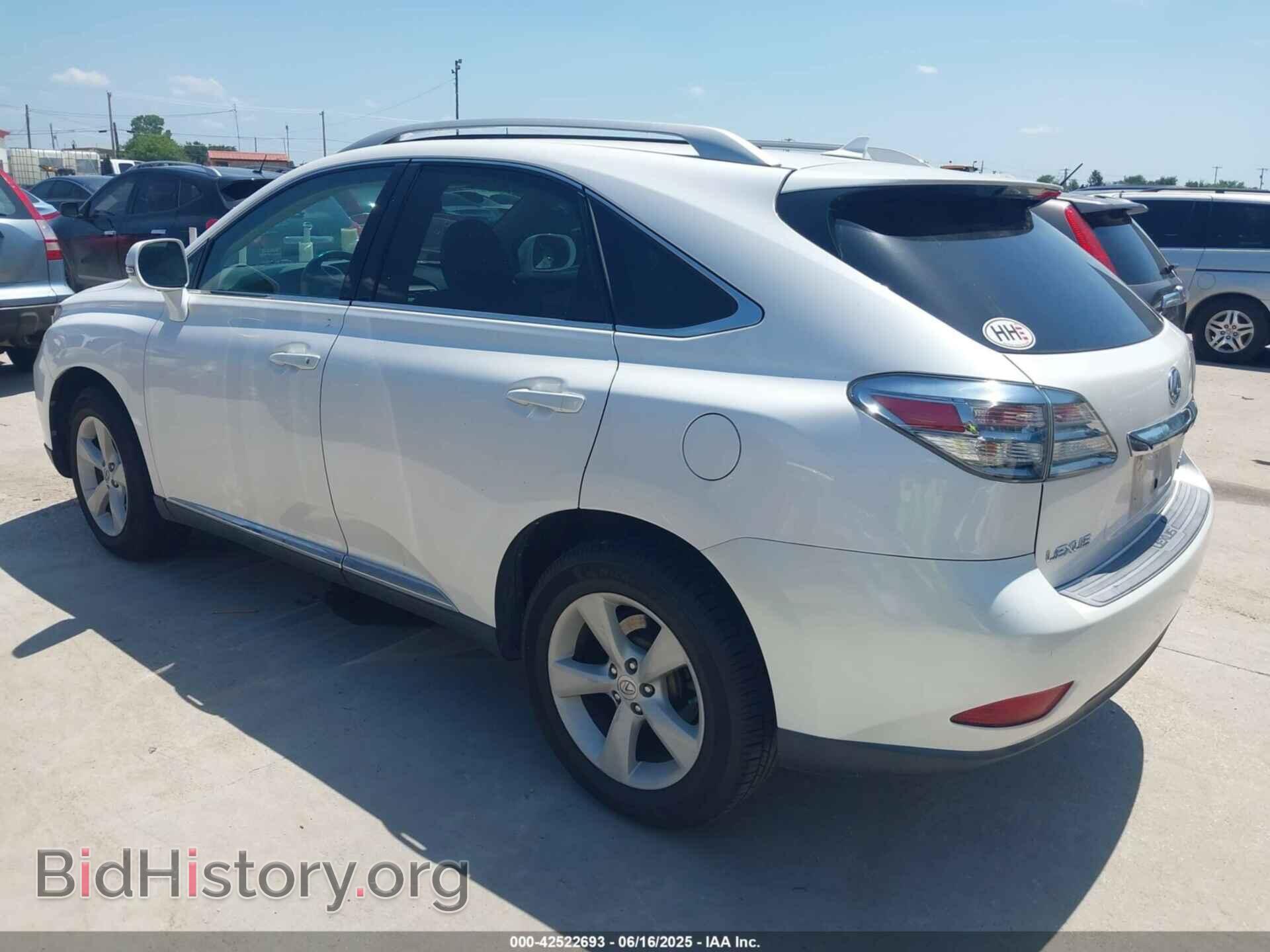 2010 LEXUS RX 350 - VIN: 2T2BK1BA4AC038283 - Фото 3