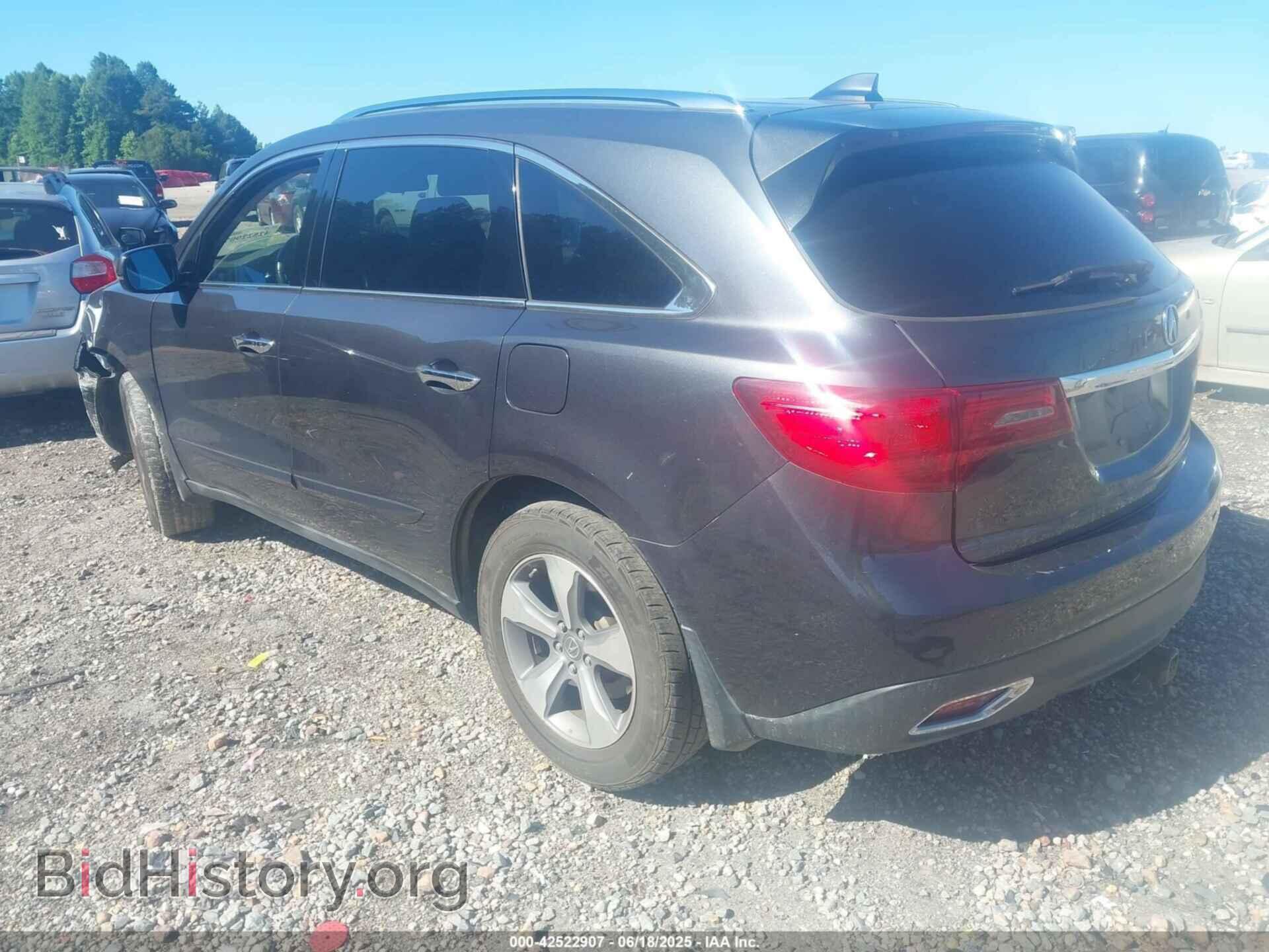 2014 ACURA MDX - VIN: 5FRYD3H29EB007969 - Фото 3