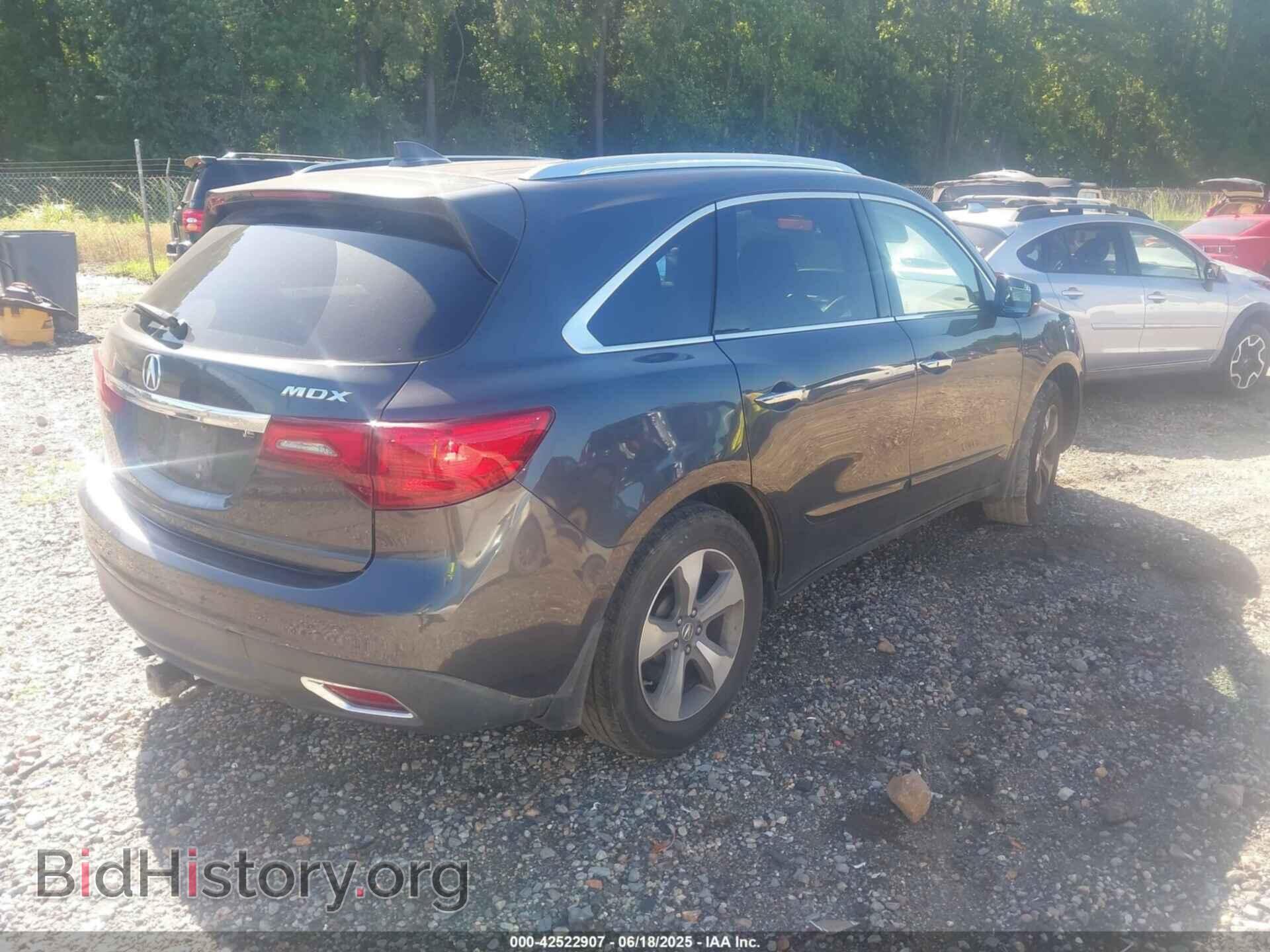 2014 ACURA MDX - VIN: 5FRYD3H29EB007969 - Фото 4