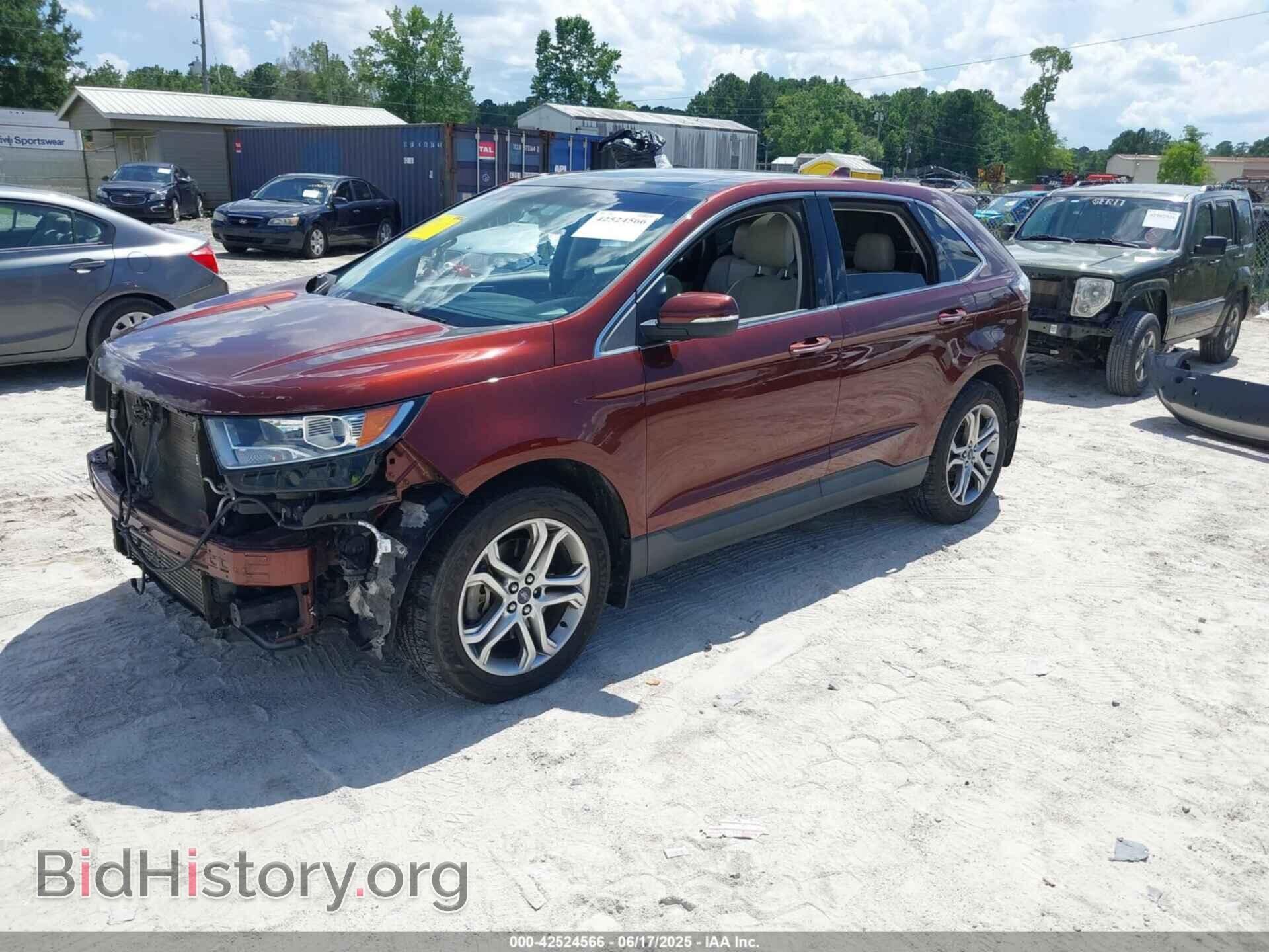 2016 FORD EDGE - VIN: 2FMPK4K93GBB59742 - Фото 2