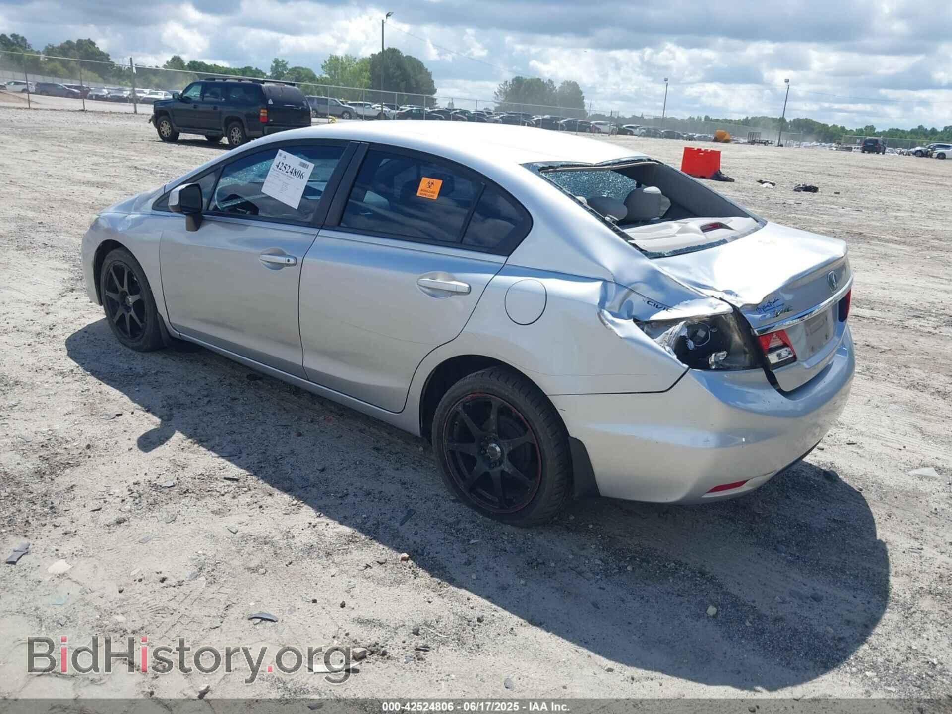 2013 HONDA CIVIC - VIN: 19XFB2F5XDE009871 - Фото 3