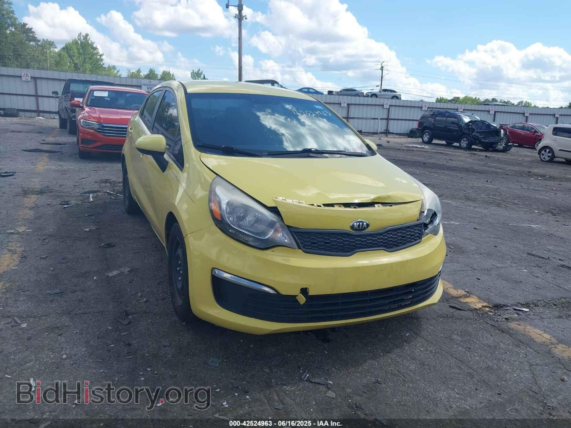 Фотография KNADM4A37G6607619 - KIA RIO 2016