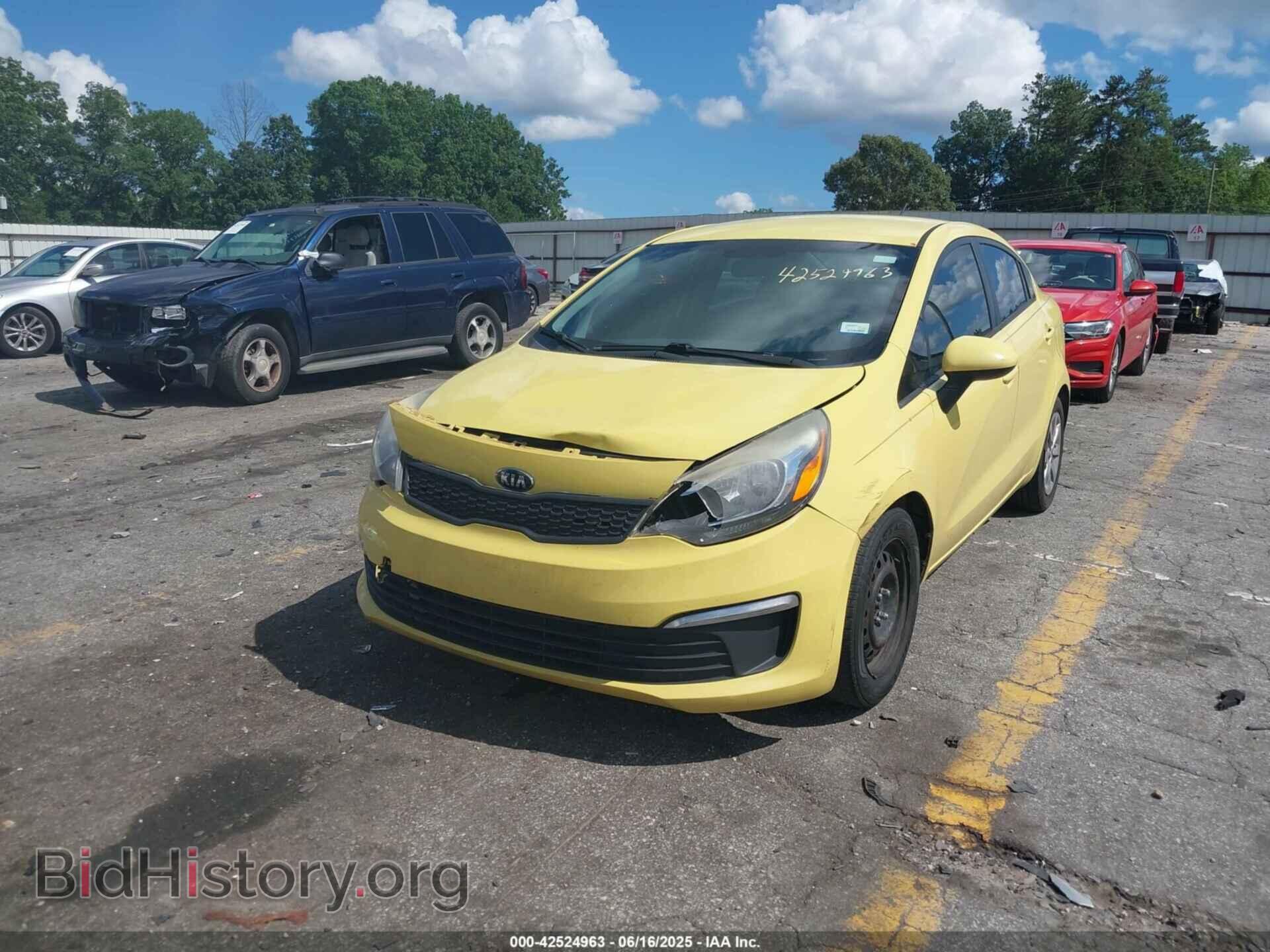 2016 KIA RIO - VIN: KNADM4A37G6607619 - Фото 2