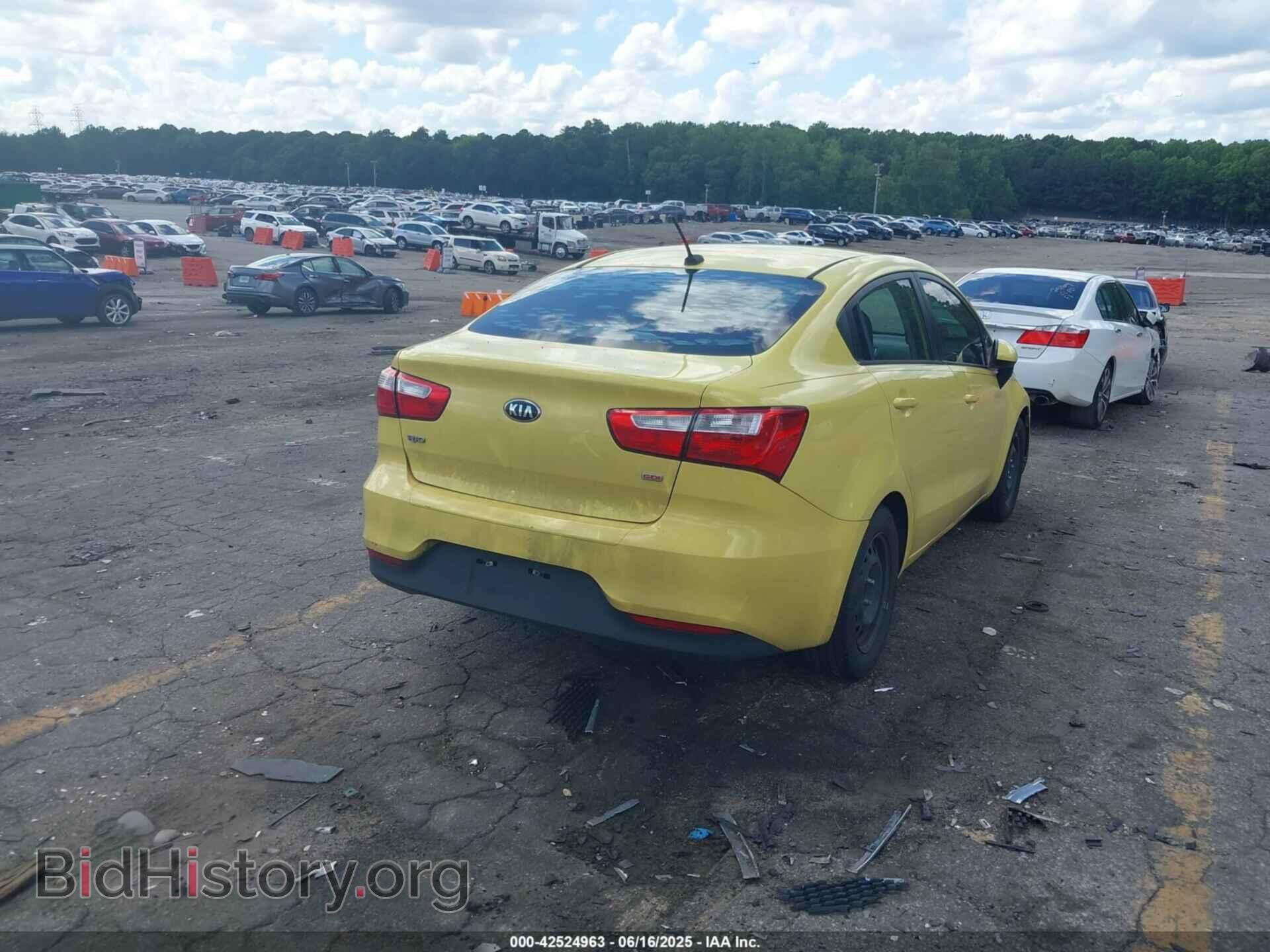 2016 KIA RIO - VIN: KNADM4A37G6607619 - Фото 4