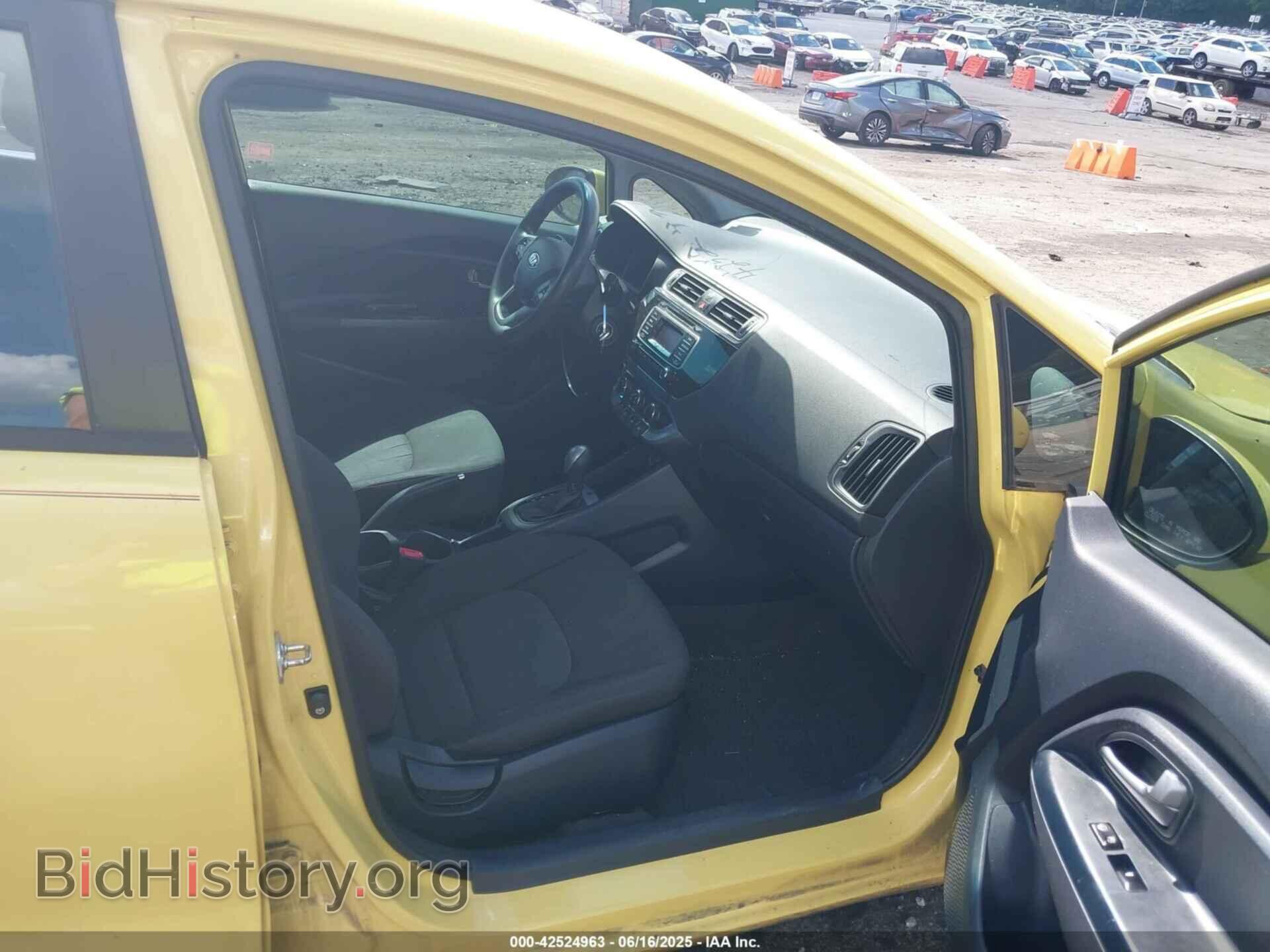 2016 KIA RIO - VIN: KNADM4A37G6607619 - Фото 5