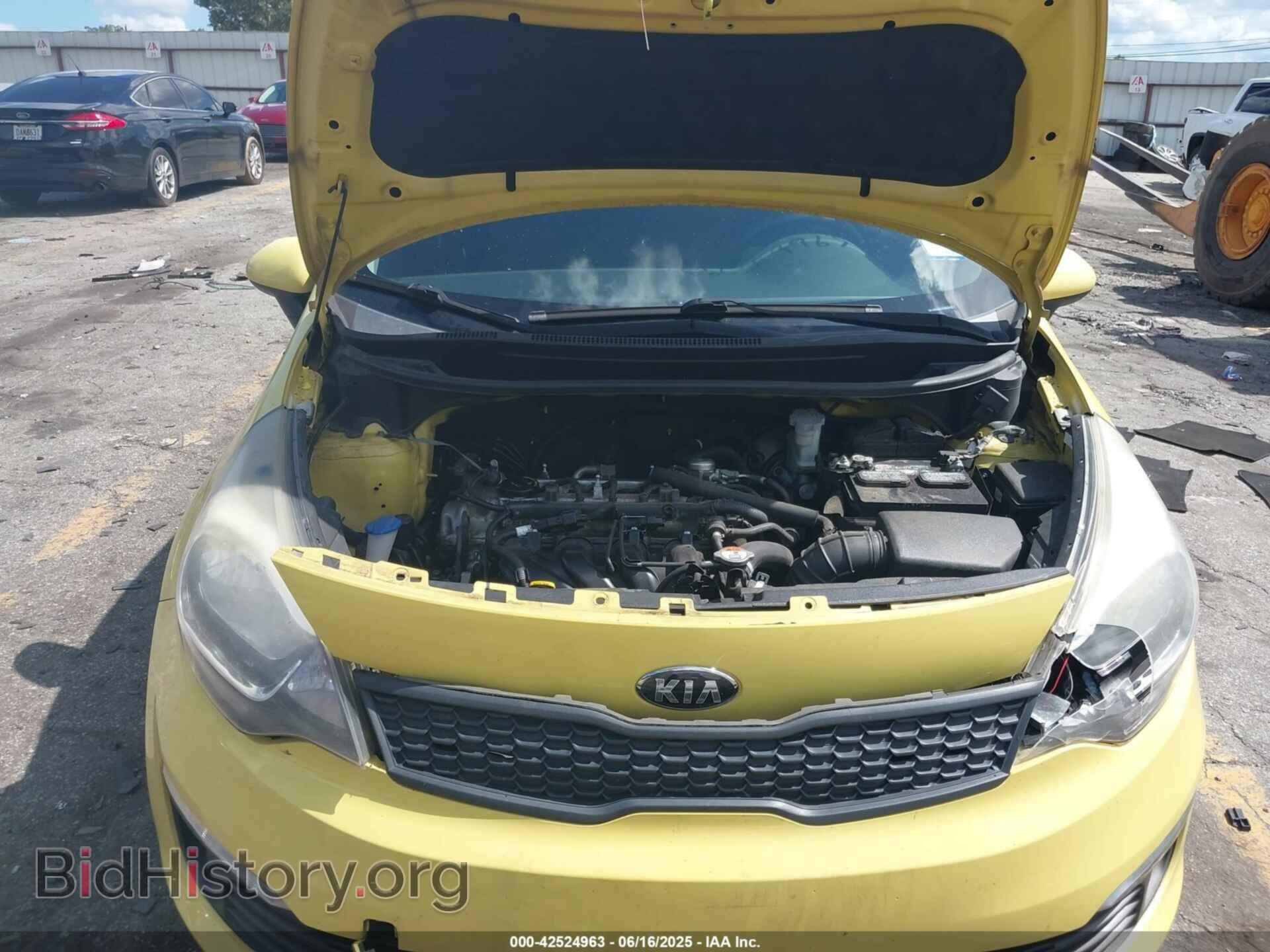 2016 KIA RIO - VIN: KNADM4A37G6607619 - Фото 10