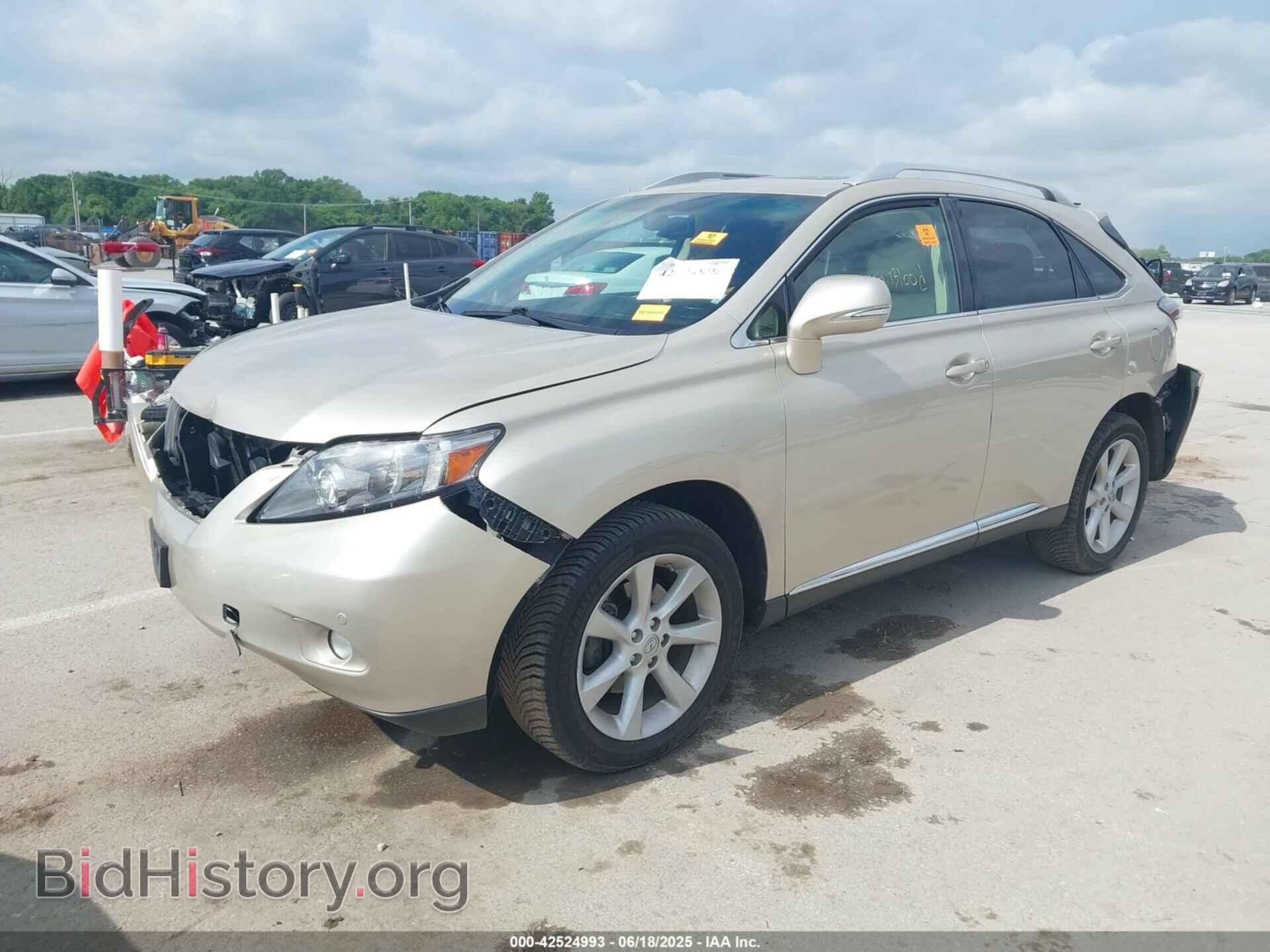 2011 LEXUS RX 350 - VIN: 2T2BK1BA3BC114903 - Фото 2
