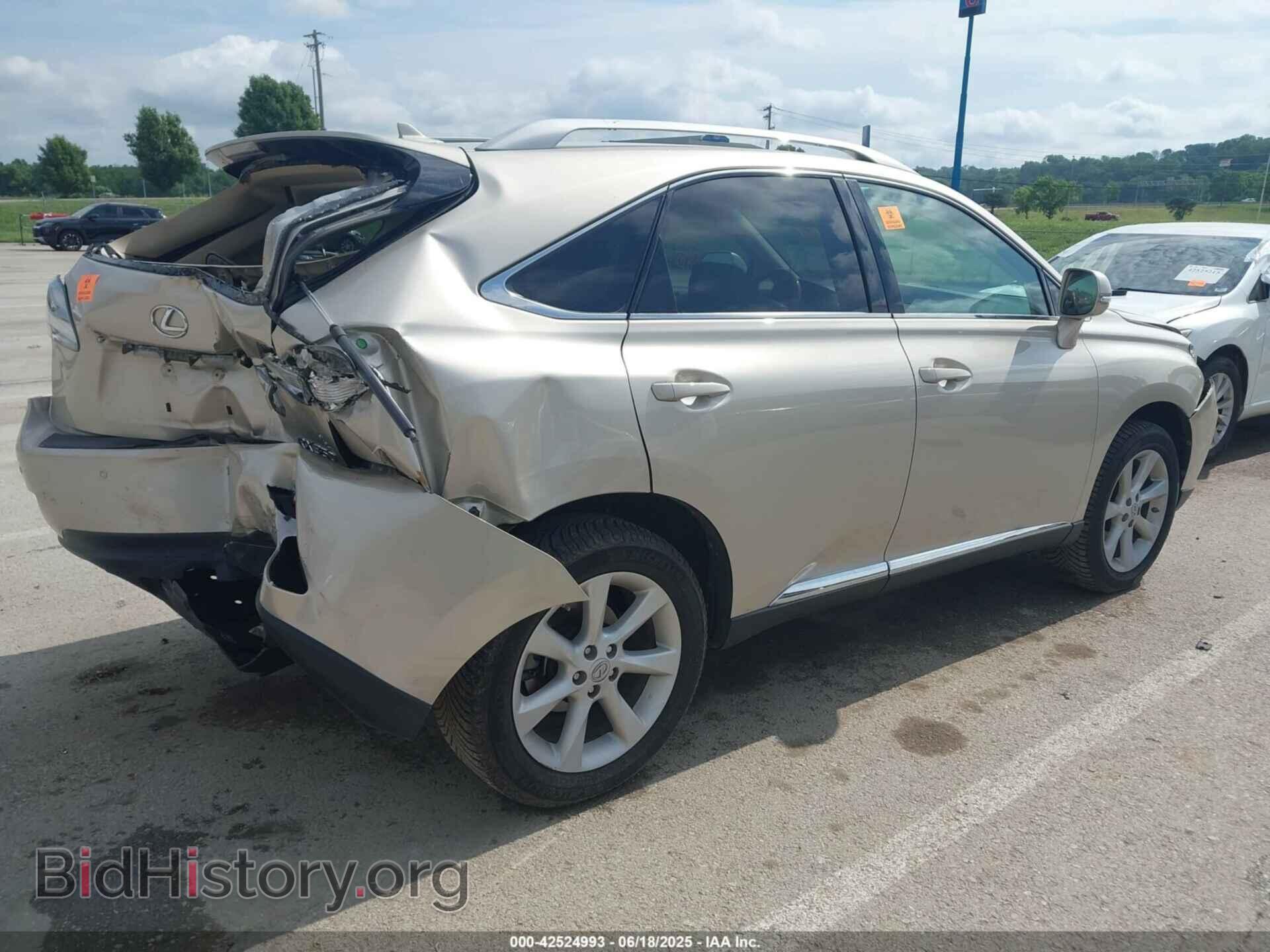 2011 LEXUS RX 350 - VIN: 2T2BK1BA3BC114903 - Фото 4
