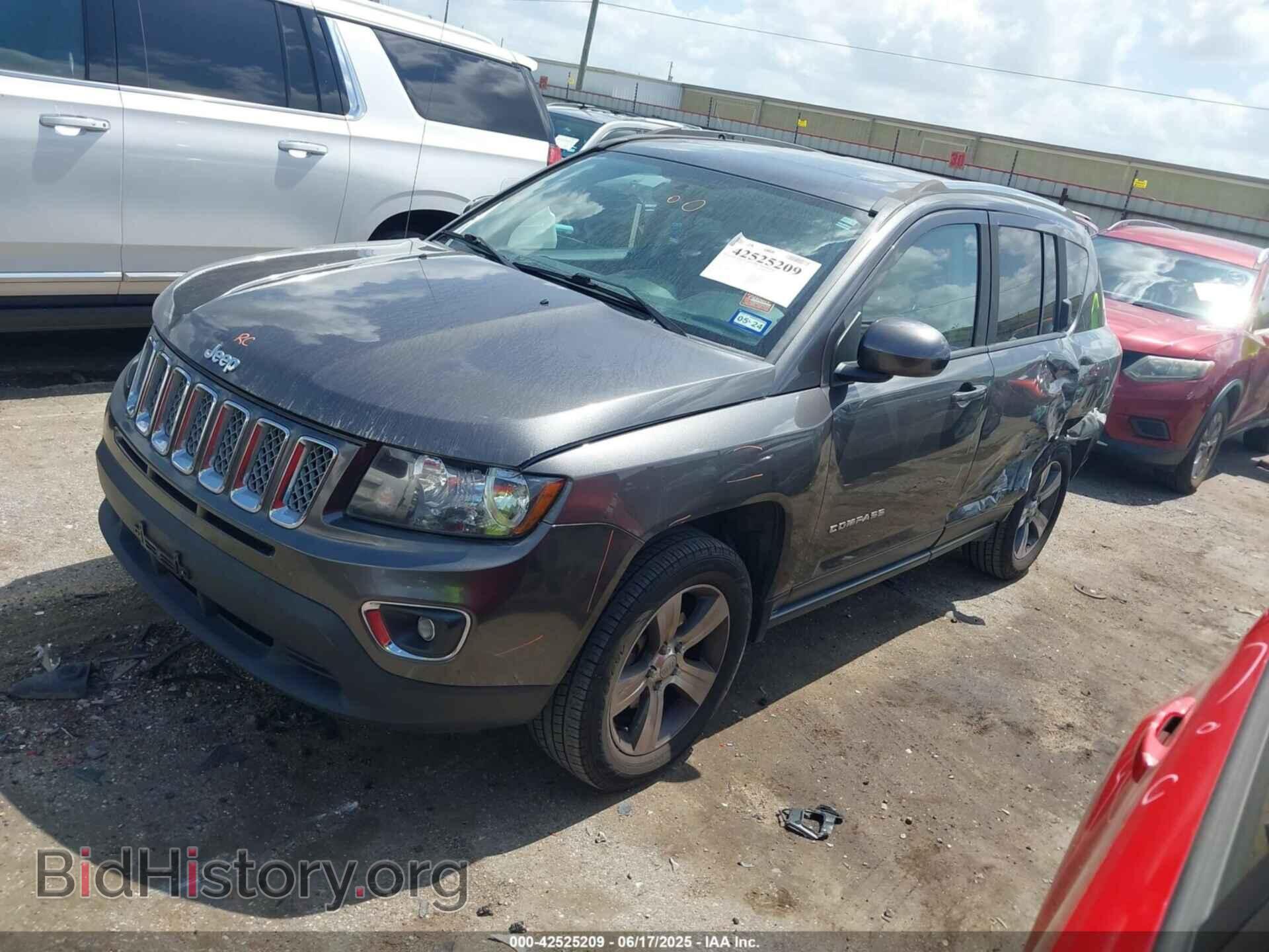 2016 JEEP COMPASS - VIN: 1C4NJDEB2GD730774 - Фото 2