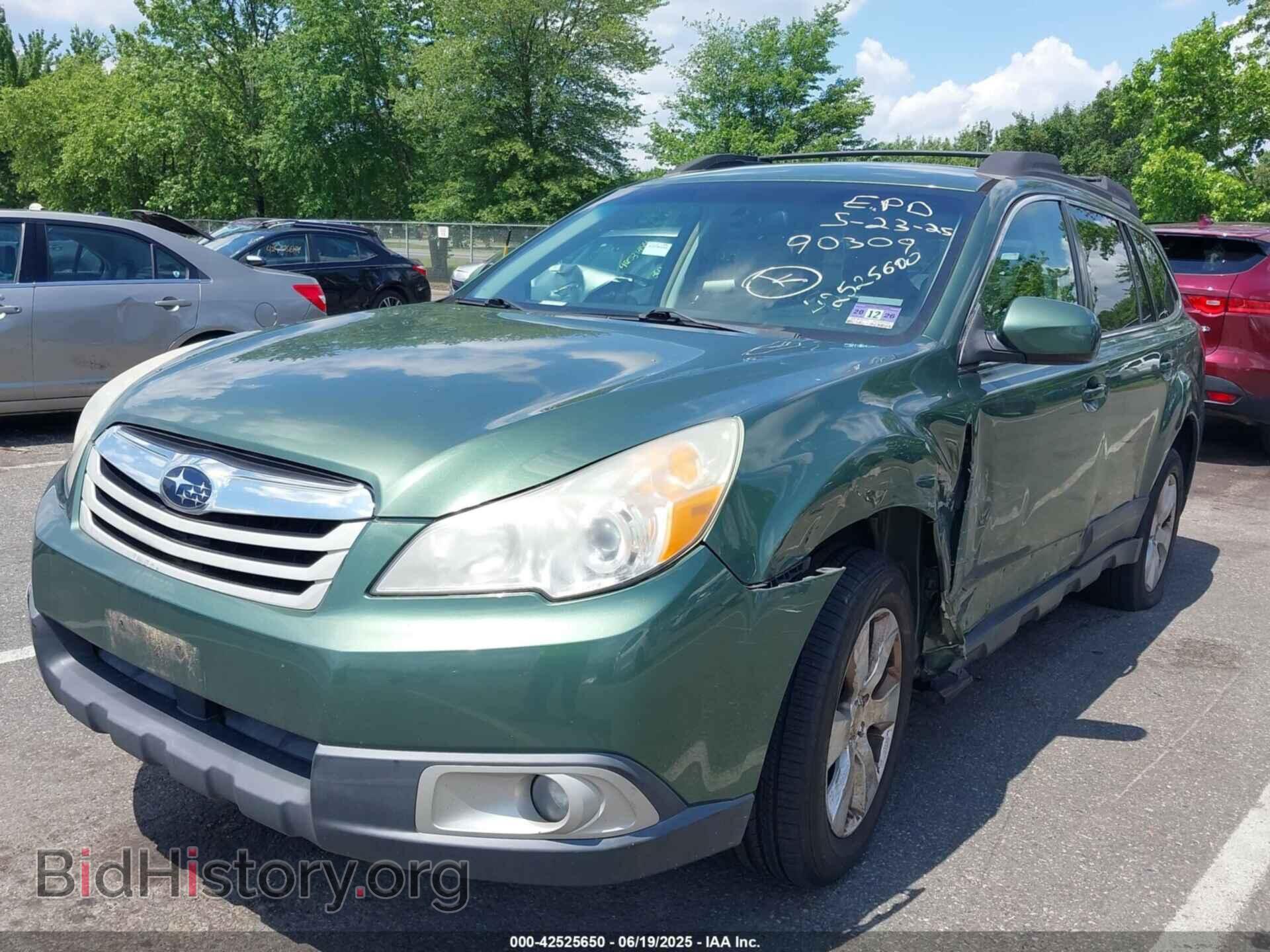 2012 SUBARU OUTBACK - VIN: 4S4BRBCCXC3290309 - Фото 2