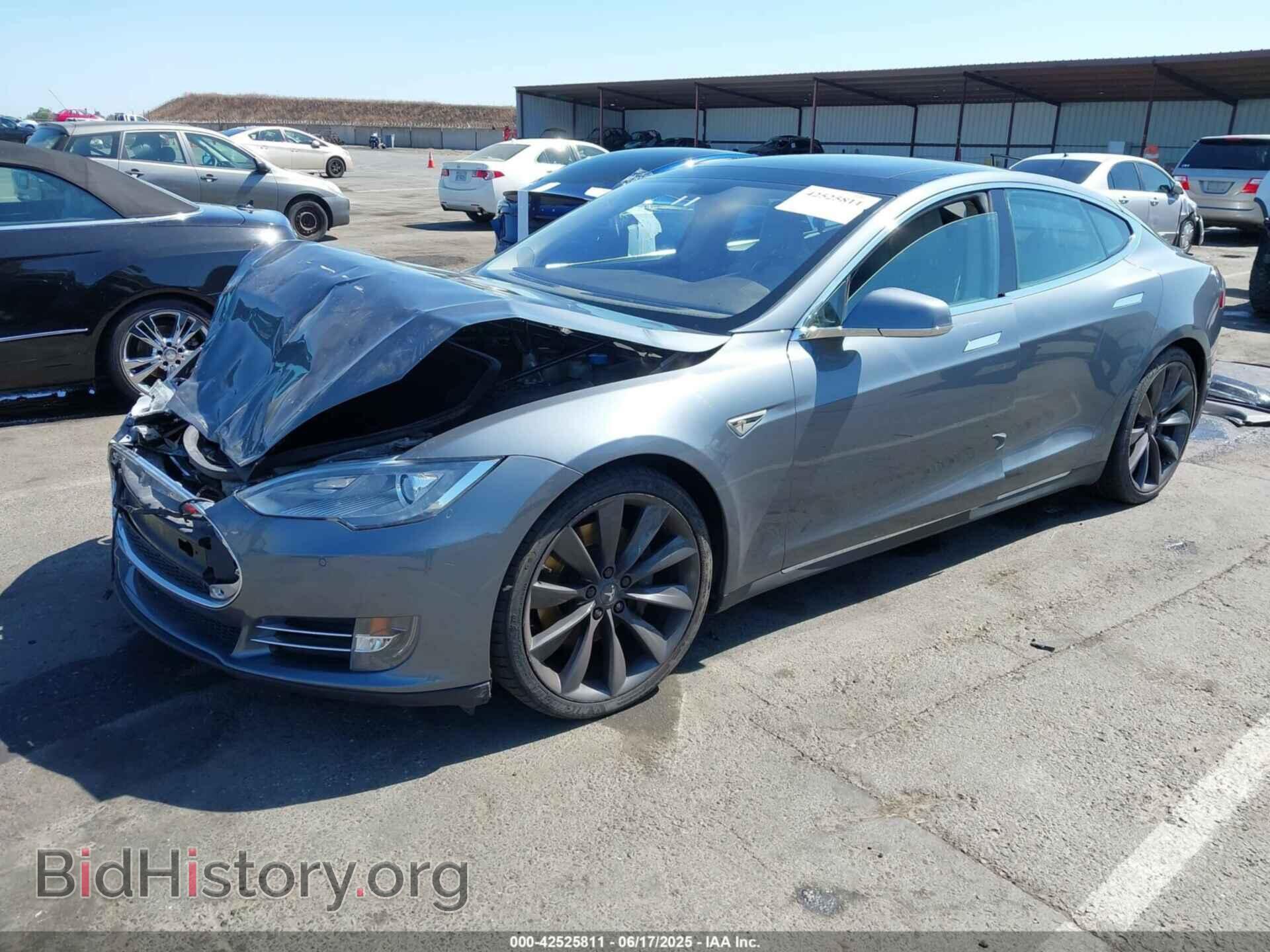 2014 TESLA MODEL S - VIN: 5YJSA1H19EFP36971 - Photo 2