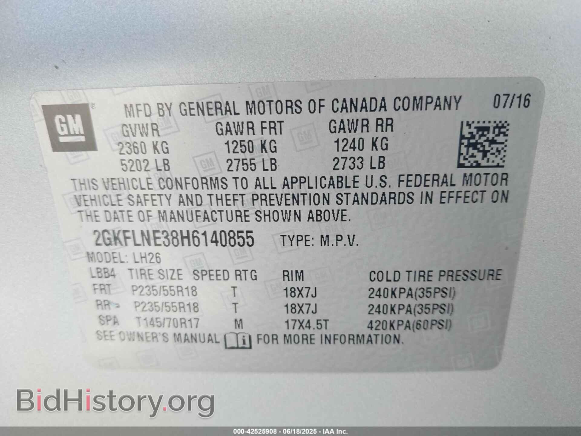 2017 GMC TERRAIN - VIN: 2GKFLNE38H6140855 - Фото 9