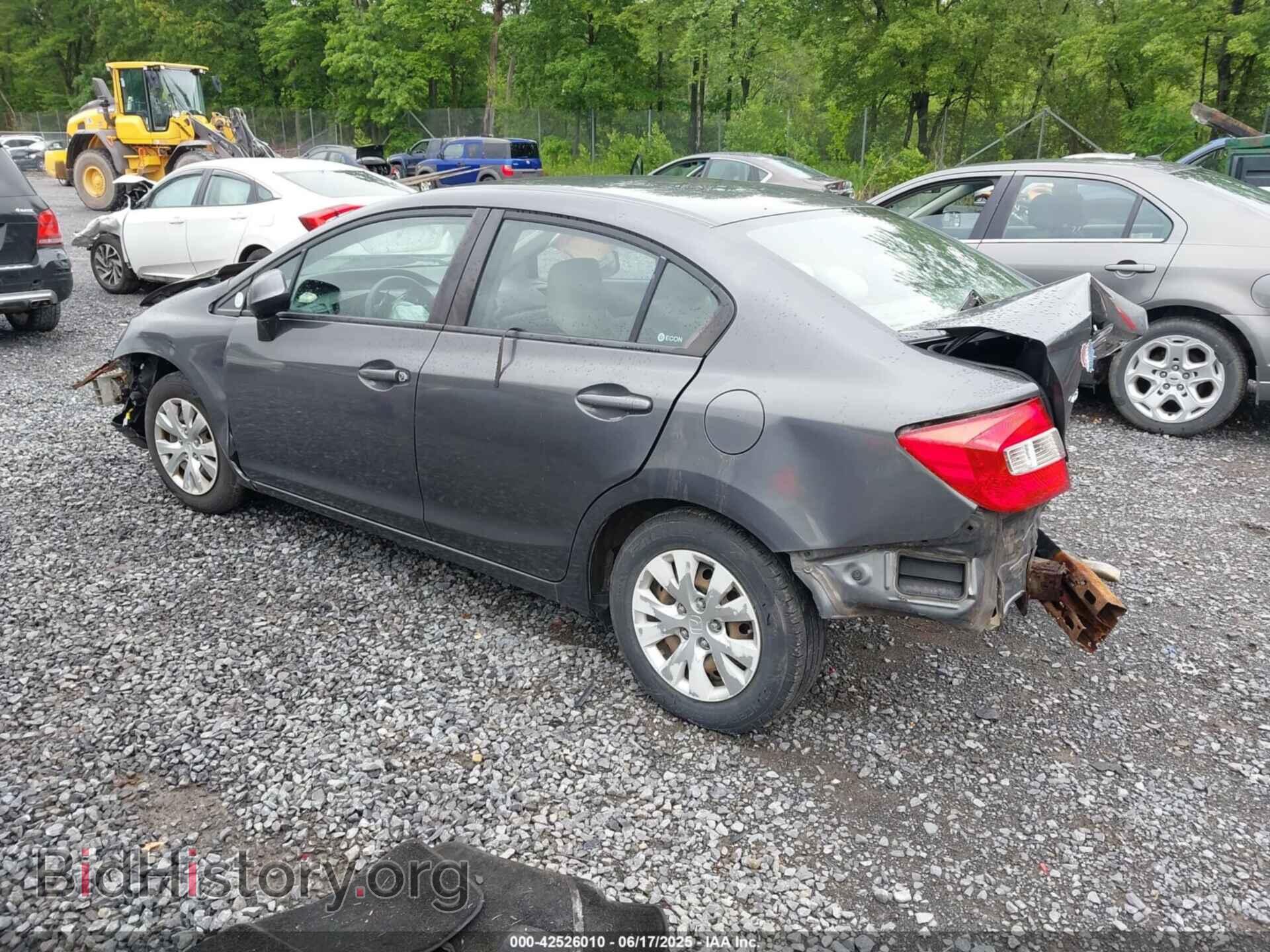 2012 HONDA CIVIC - VIN: 2HGFB2F51CH563532 - Фото 3