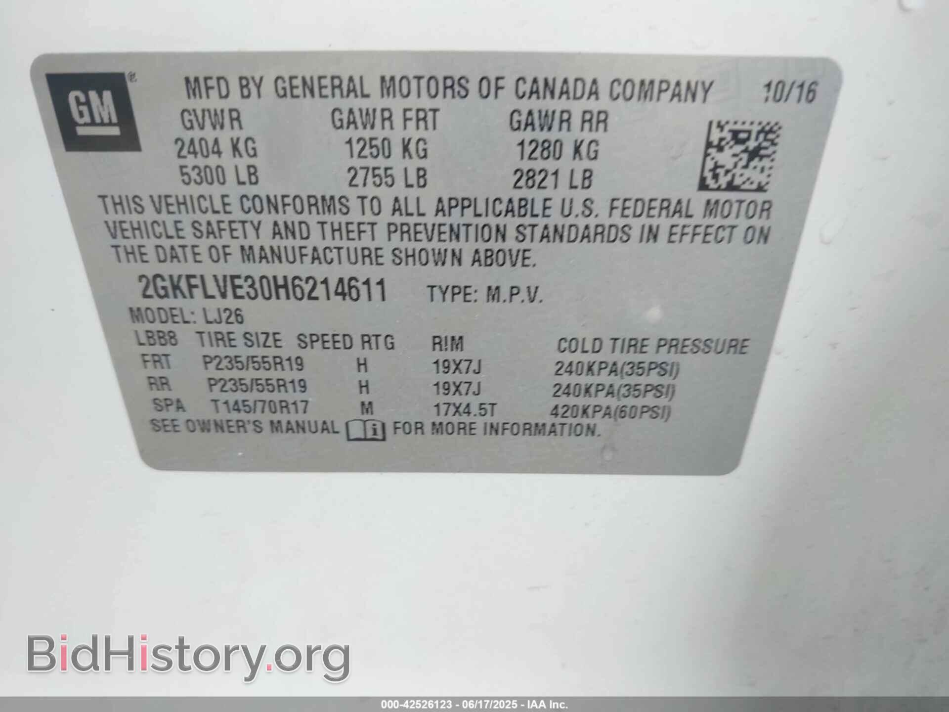 2017 GMC TERRAIN - VIN: 2GKFLVE30H6214611 - Photo 9