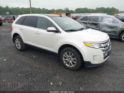 2013 Ford EDGE Limited, white — VIN 2FMDK4KC1DBC44167, IAAI