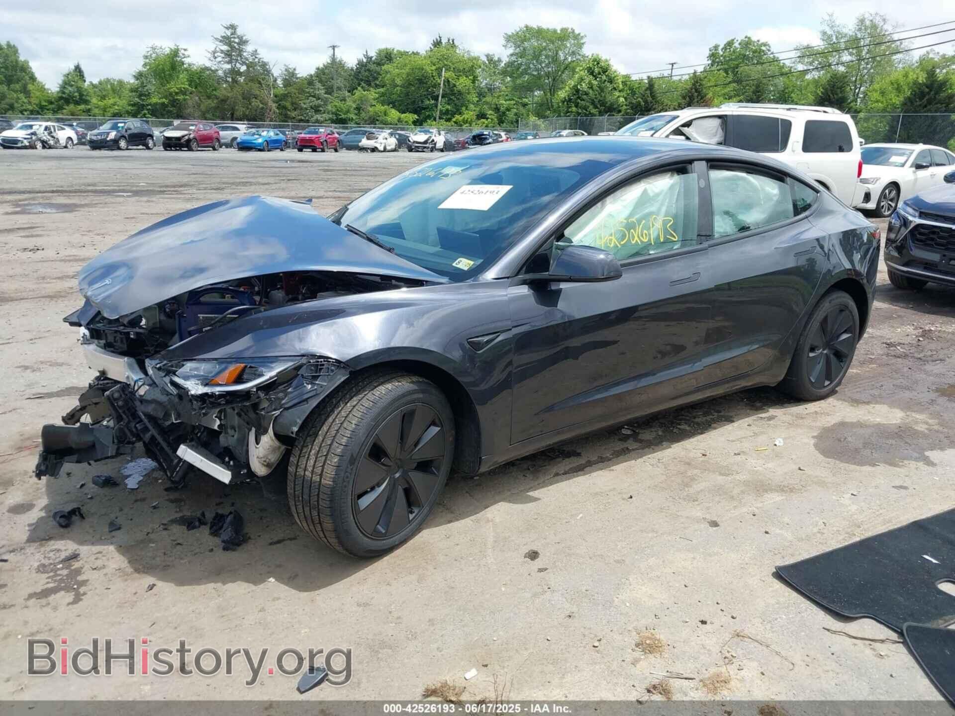 2024 TESLA MODEL 3 - VIN: 5YJ3E1EB6RF816935 - Фото 2
