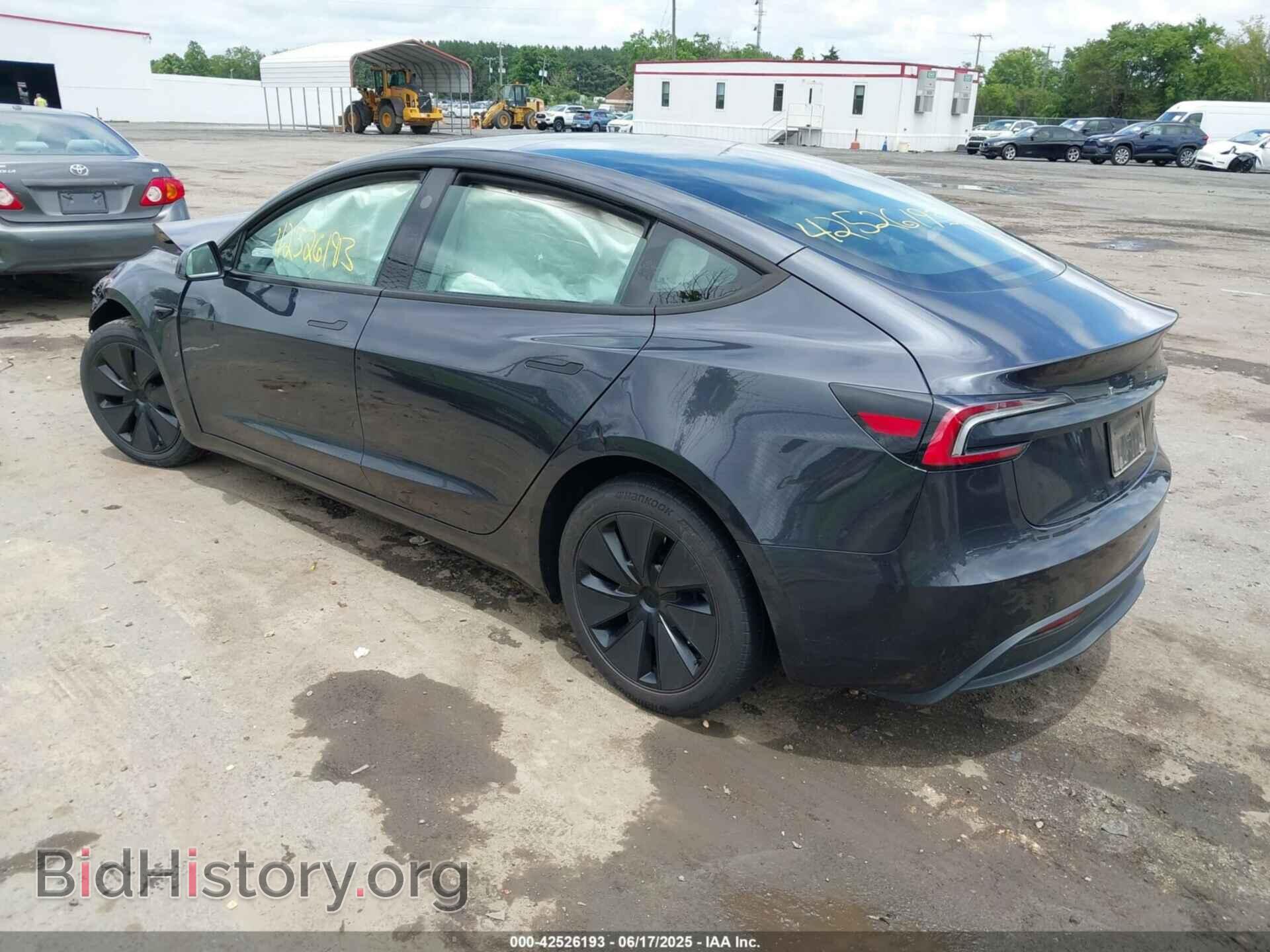 2024 TESLA MODEL 3 - VIN: 5YJ3E1EB6RF816935 - Фото 3