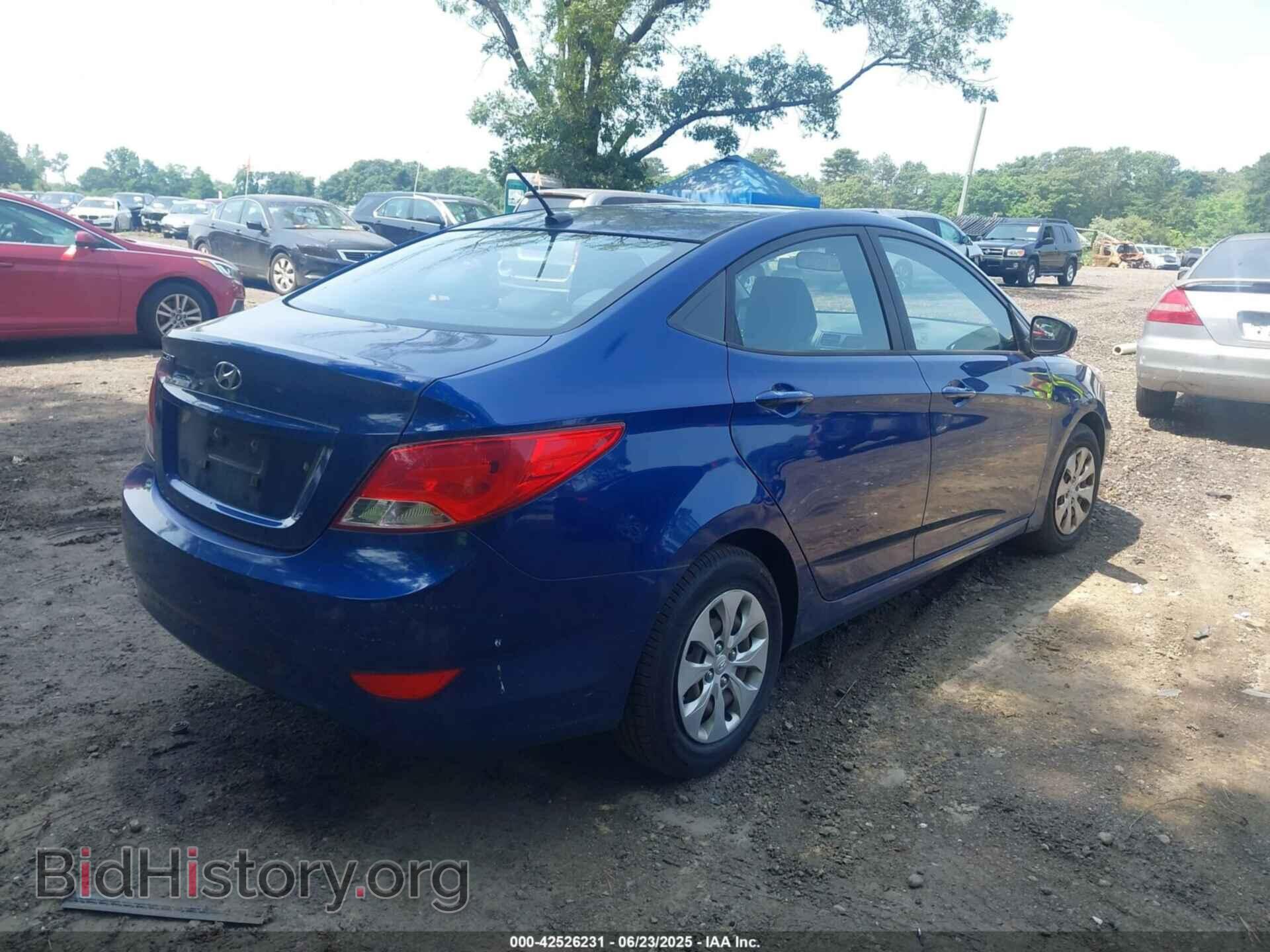 2015 HYUNDAI ACCENT - VIN: KMHCT4AE3FU841829 - Фото 4