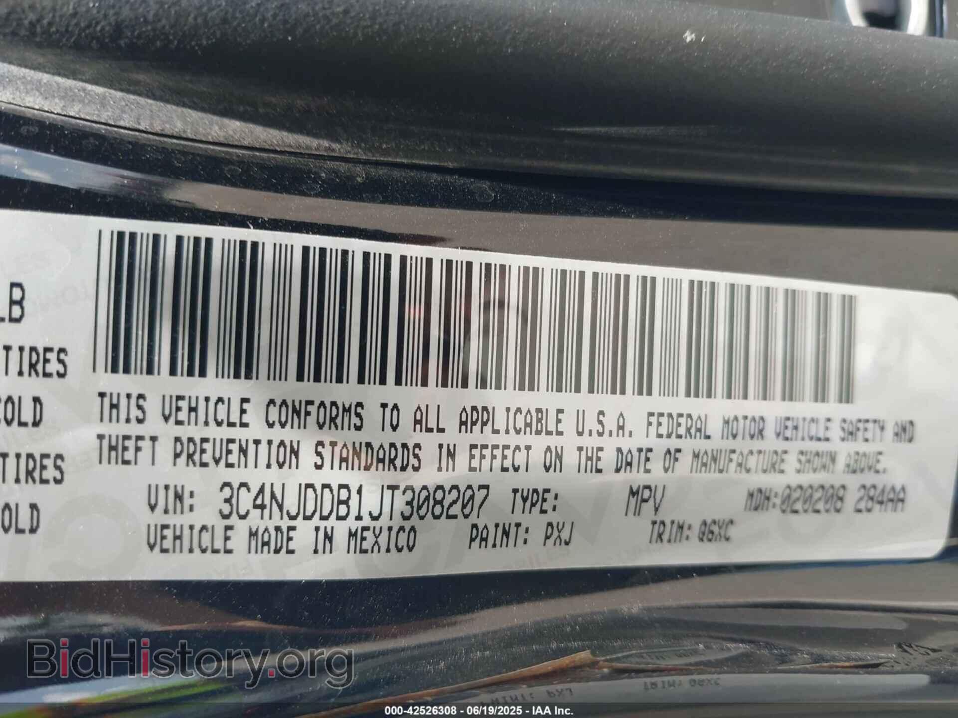 2018 JEEP COMPASS - VIN: 3C4NJDDB1JT308207 - Фото 9