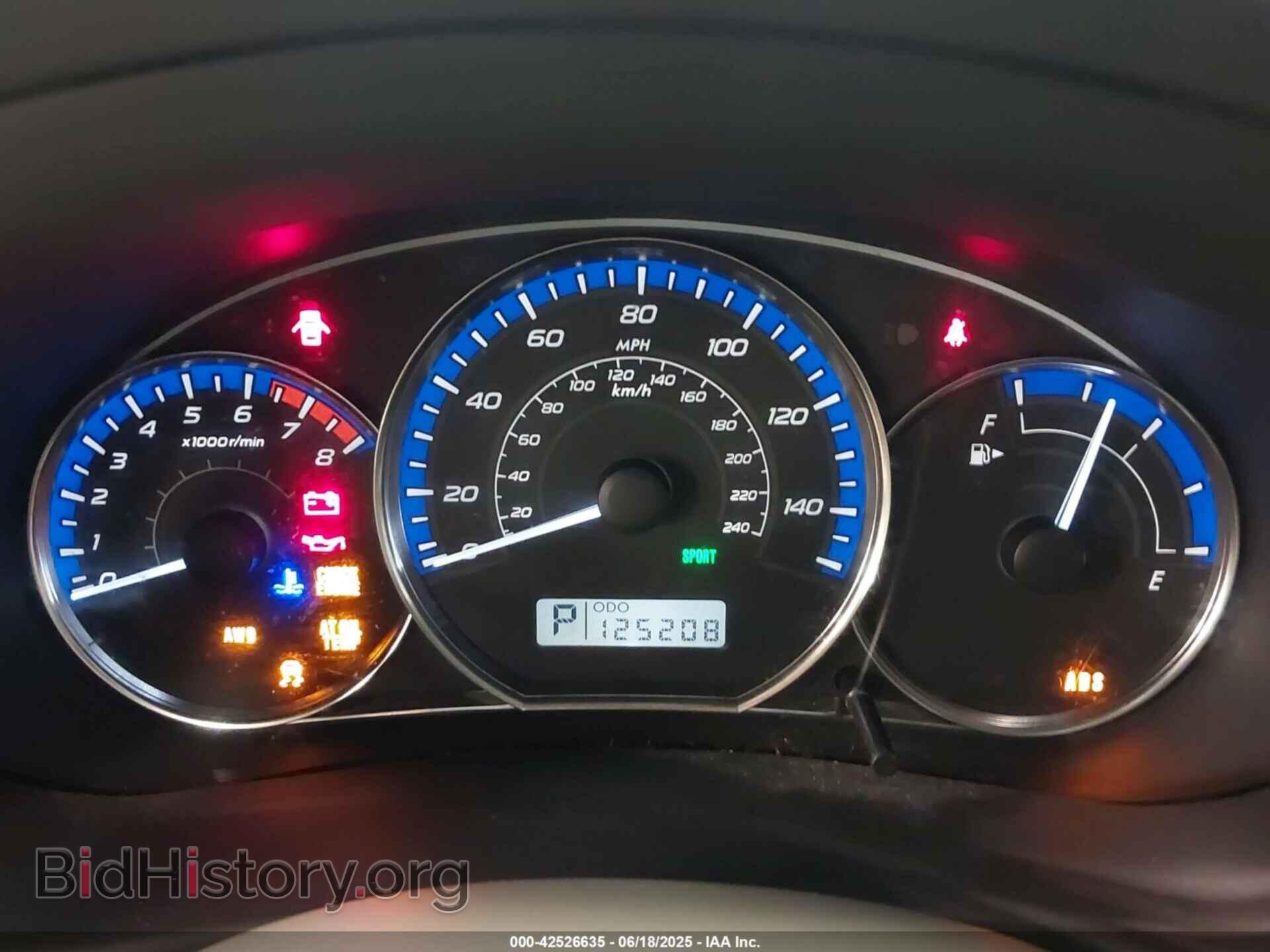 2012 SUBARU FORESTER - VIN: JF2SHABC6CH420593 - Фото 7