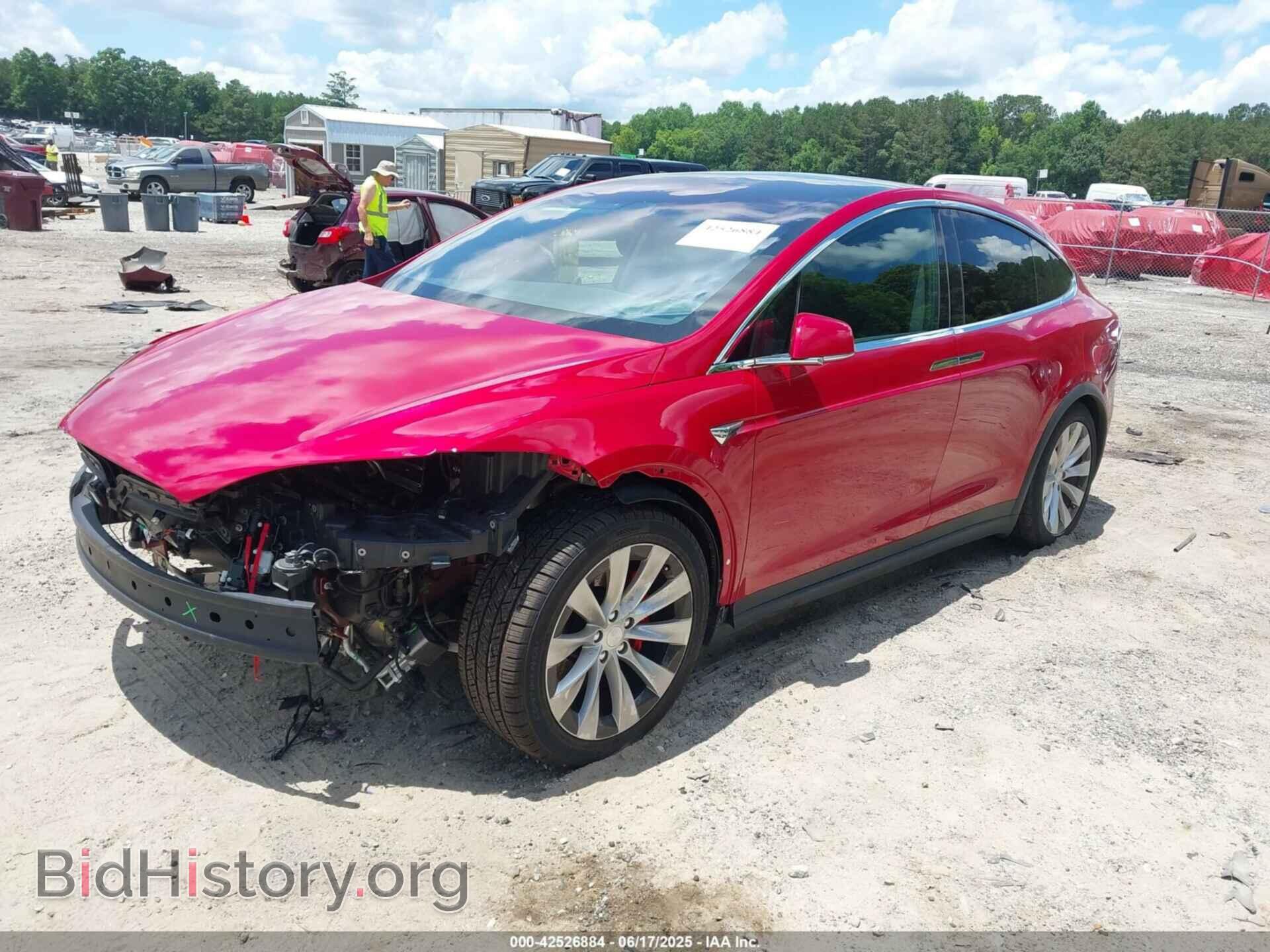 2020 TESLA MODEL X - VIN: 5YJXCDE41LF237160 - Фото 2