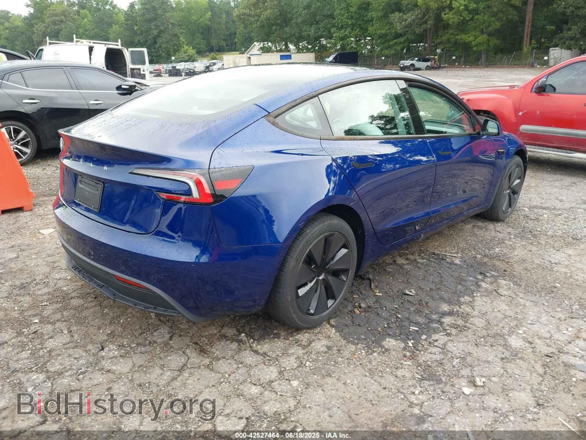 2025 TESLA MODEL 3 - VIN: 5YJ3E1EA2SF001516 - Фото 4