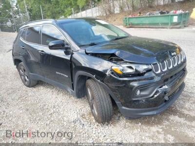 2022 Jeep COMPASS Latitude LUX 4X4, black — VIN 3C4NJDFBXNT141932, IAAI
