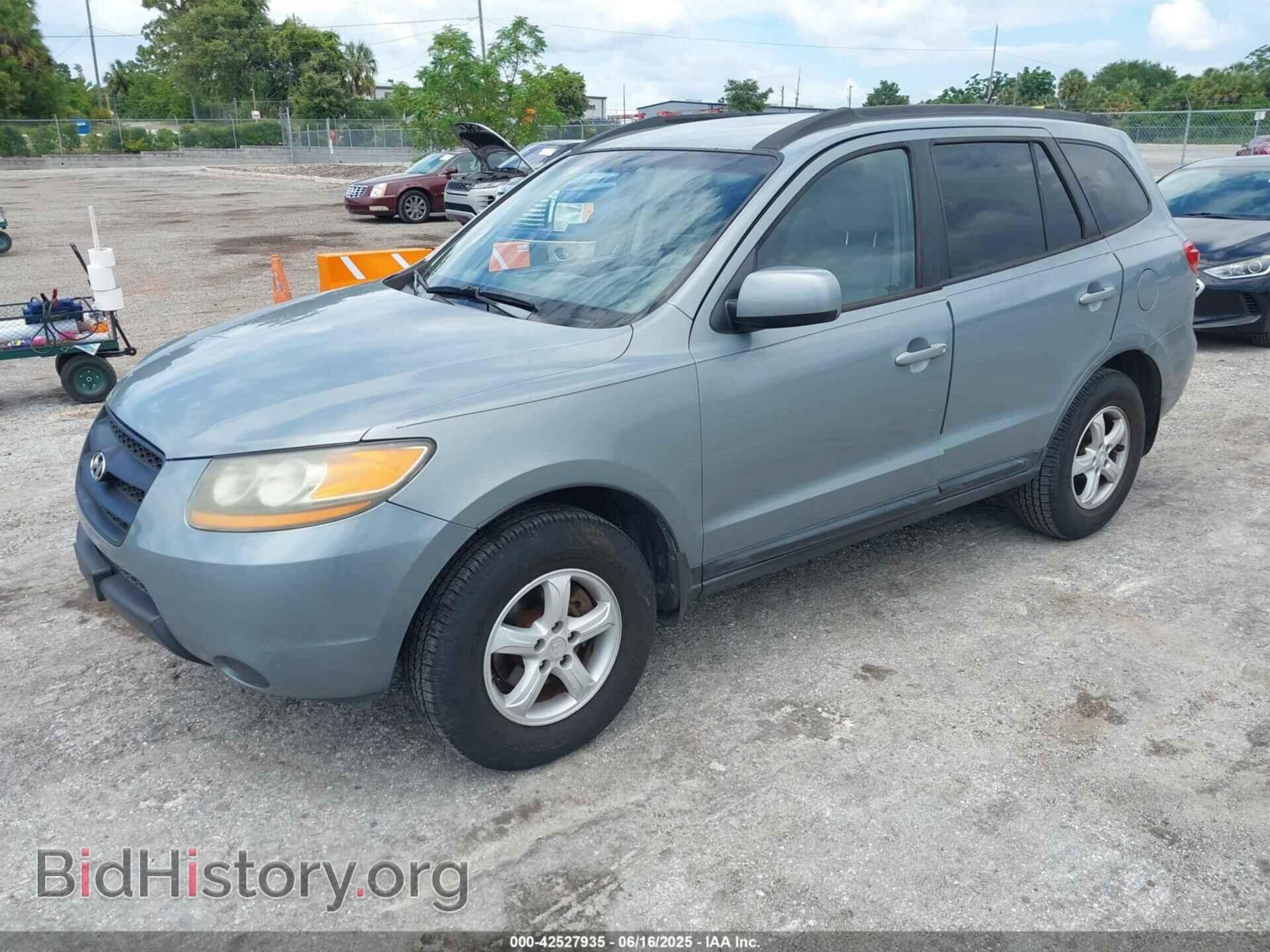 2008 HYUNDAI SANTA FE - VIN: 5NMSG13D48H191782 - Фото 2