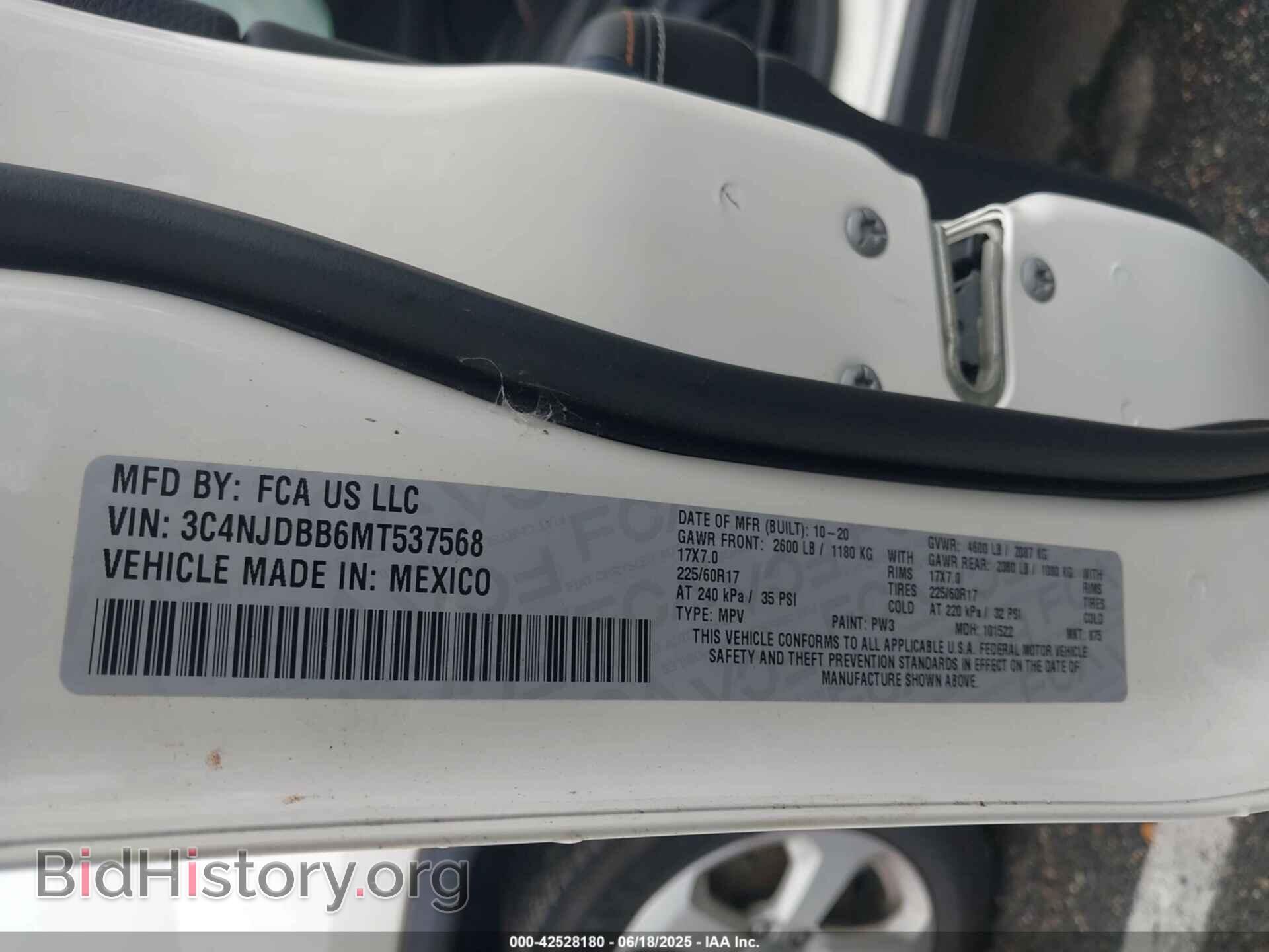 2021 JEEP COMPASS - VIN: 3C4NJDBB6MT537568 - Фото 9