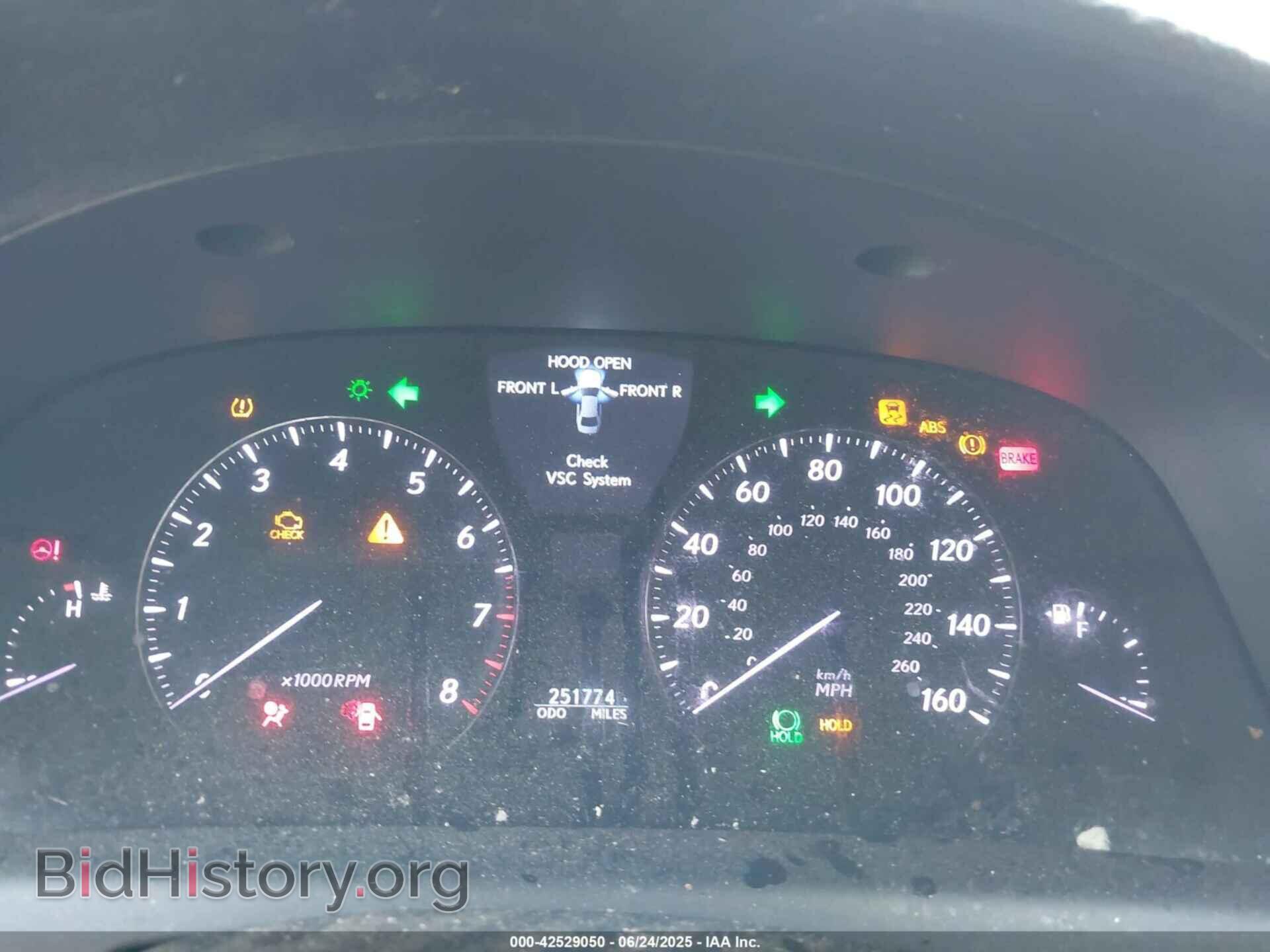2007 LEXUS LS 460 - VIN: JTHBL46F675010952 - Фото 7