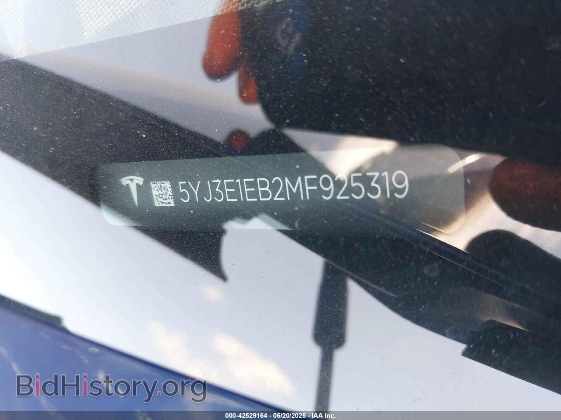 2021 TESLA MODEL 3 - VIN: 5YJ3E1EB2MF925319 - Фото 19