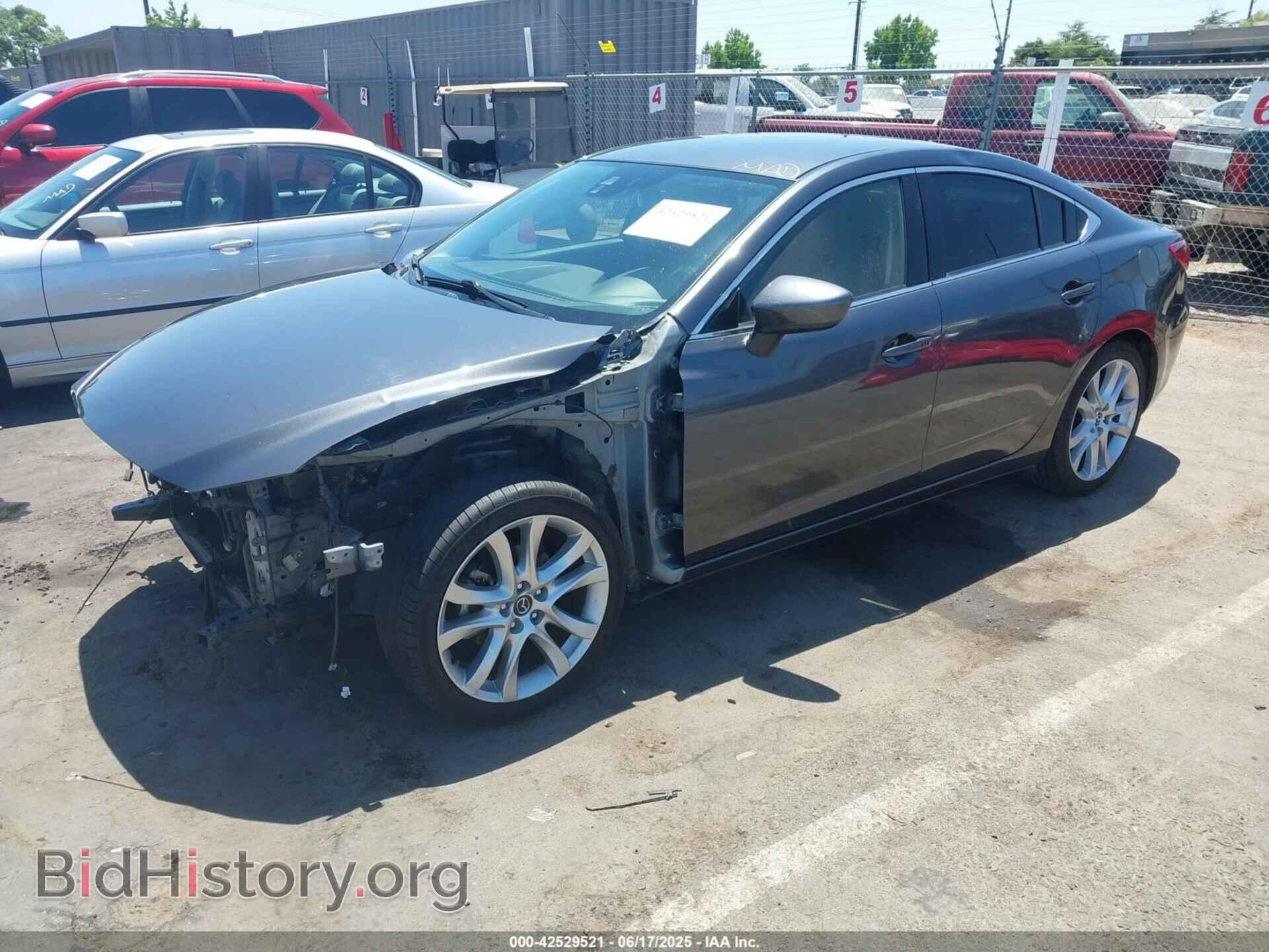 2014 MAZDA MAZDA6 - VIN: JM1GJ1T62E1136813 - Фото 2