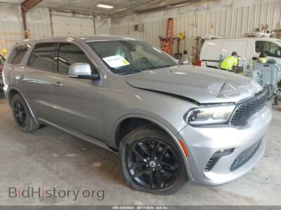 2021 Dodge DURANGO GT Plus AWD, серебристый — VIN 1C4RDJDG3MC659249, IAAI