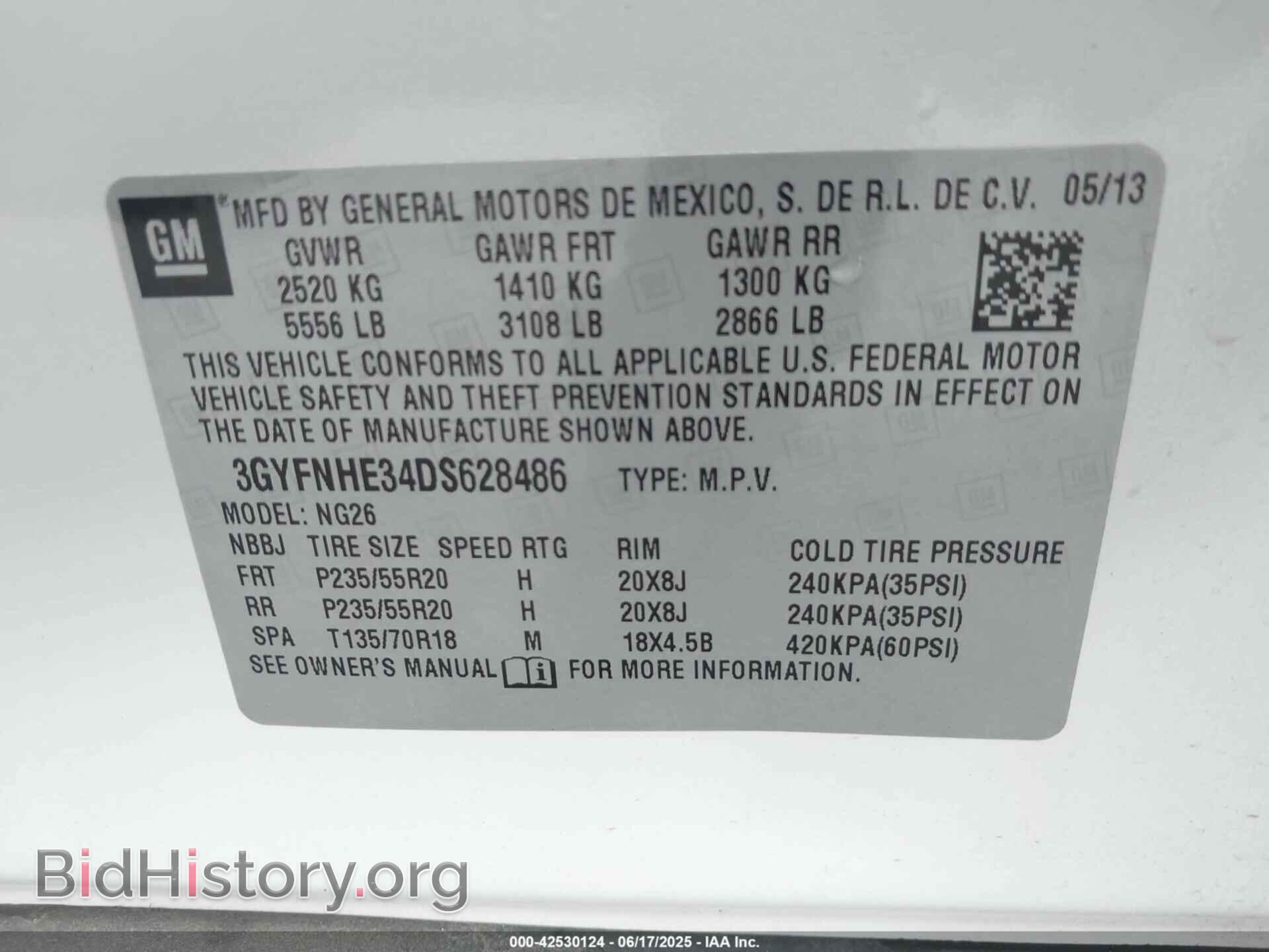 2013 CADILLAC SRX - VIN: 3GYFNHE34DS628486 - Фото 9