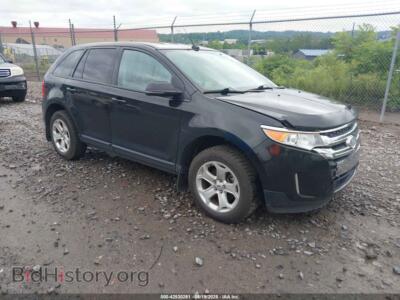 2013 Ford EDGE SEL, черный — VIN 2FMDK4JC0DBE17100, IAAI