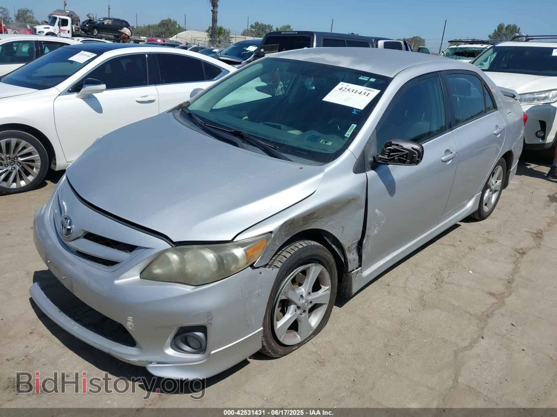 2011 TOYOTA COROLLA - VIN: 2T1BU4EEXBC620615 - Фото 2