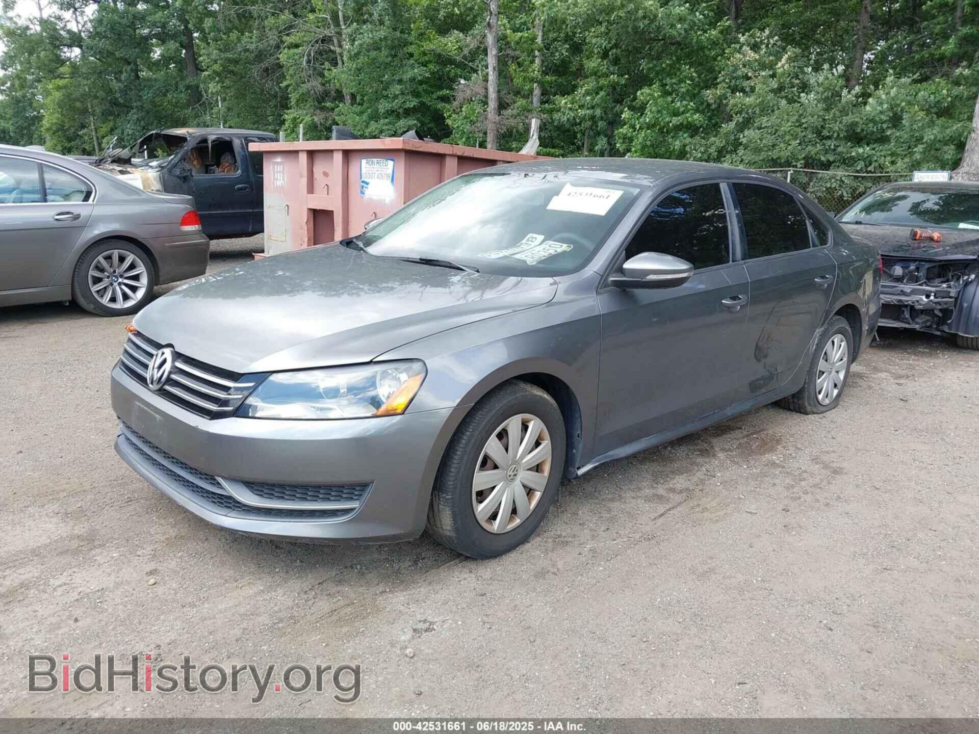 2012 VOLKSWAGEN PASSAT - VIN: 1VWAP7A30CC059695 - Фото 2