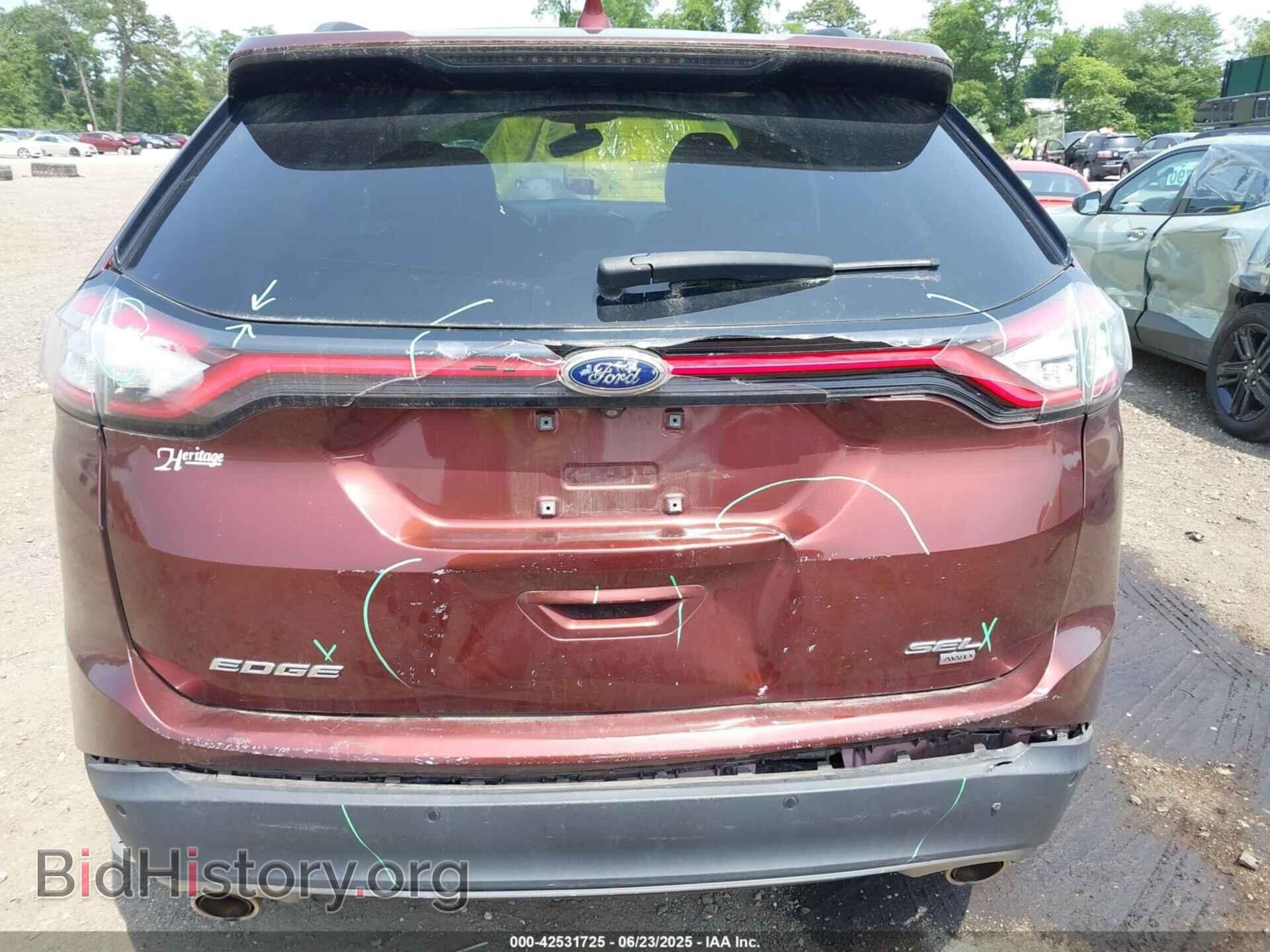 2016 FORD EDGE - VIN: 2FMPK4J89GBC61751 - Фото 6