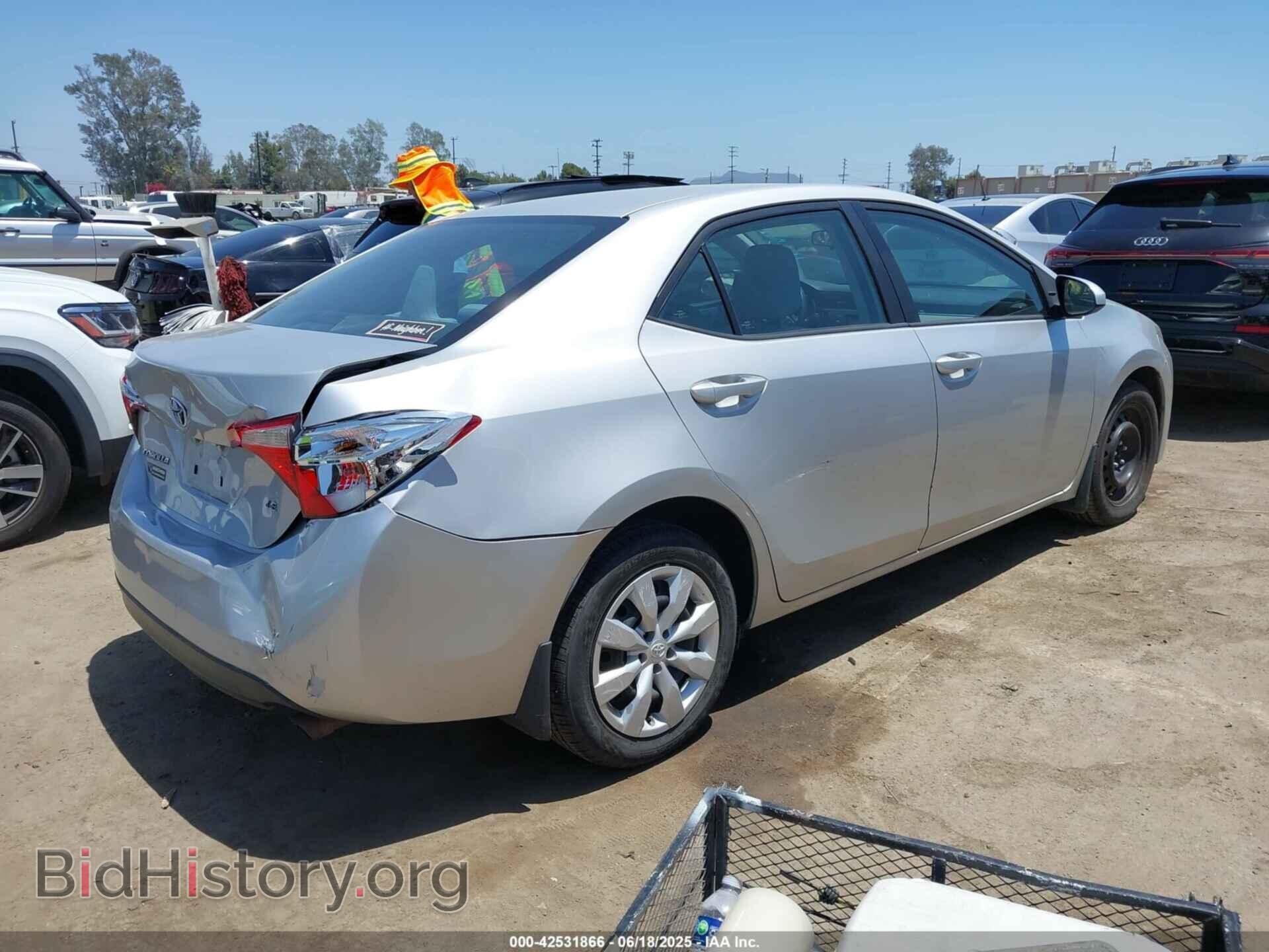 2014 TOYOTA COROLLA - VIN: 2T1BURHEXEC144797 - Фото 4