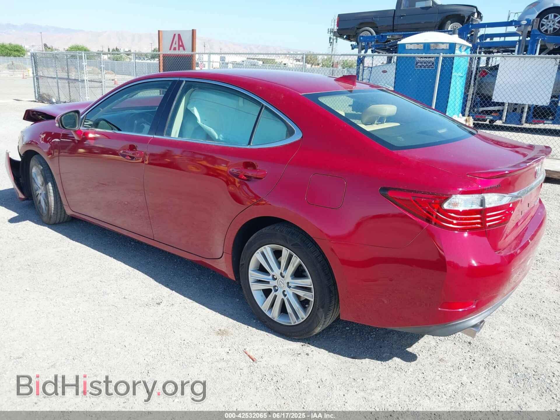 2015 LEXUS ES 350 - VIN: JTHBK1GG1F2201929 - Фото 3