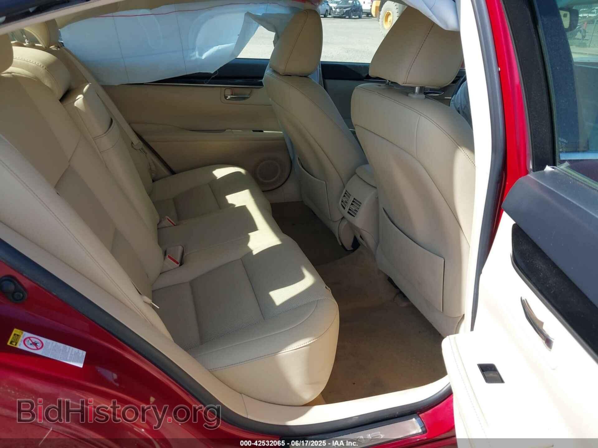 2015 LEXUS ES 350 - VIN: JTHBK1GG1F2201929 - Фото 8