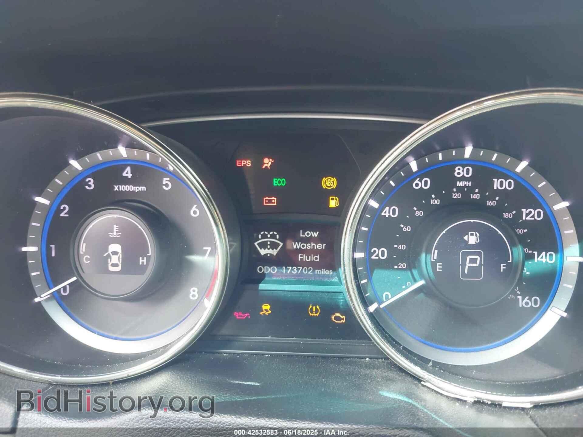 2012 HYUNDAI SONATA - VIN: 5NPEC4ACXCH357416 - Фото 7